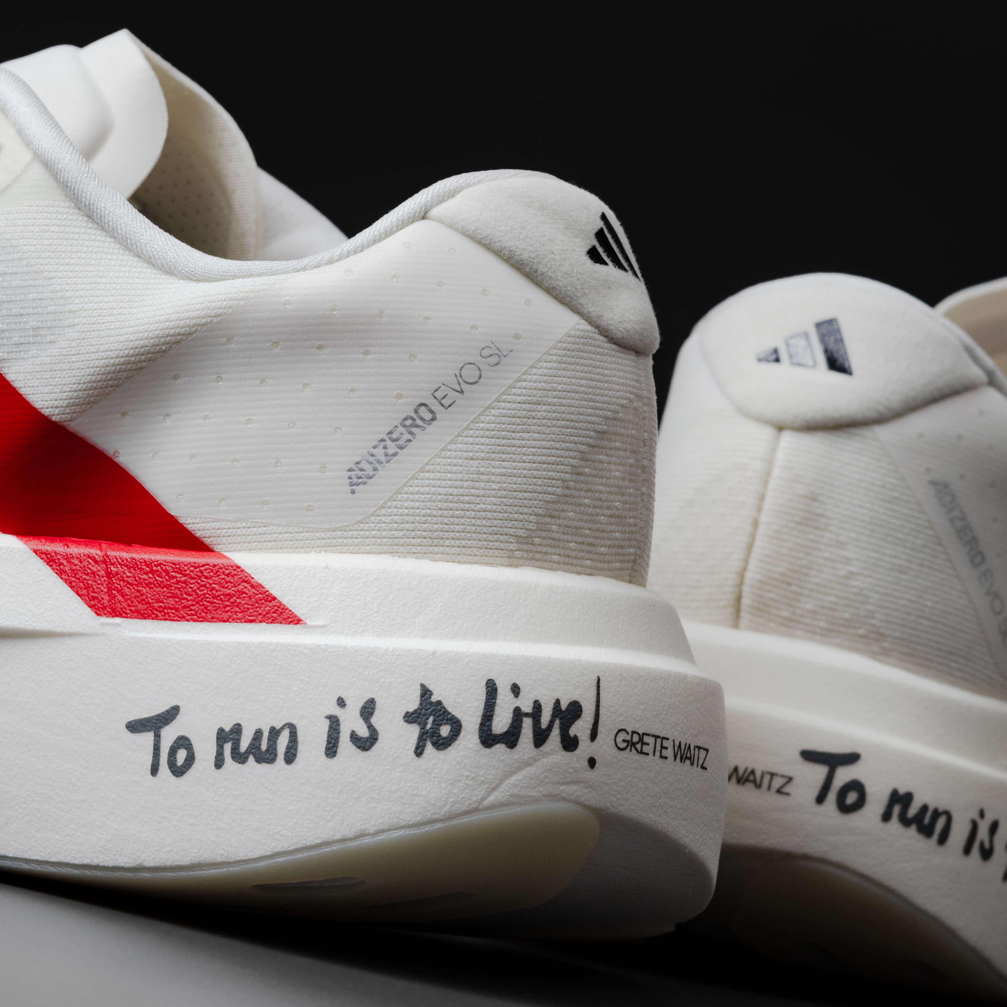 Adidas Adizero Evo SL Off White Better Scarlet