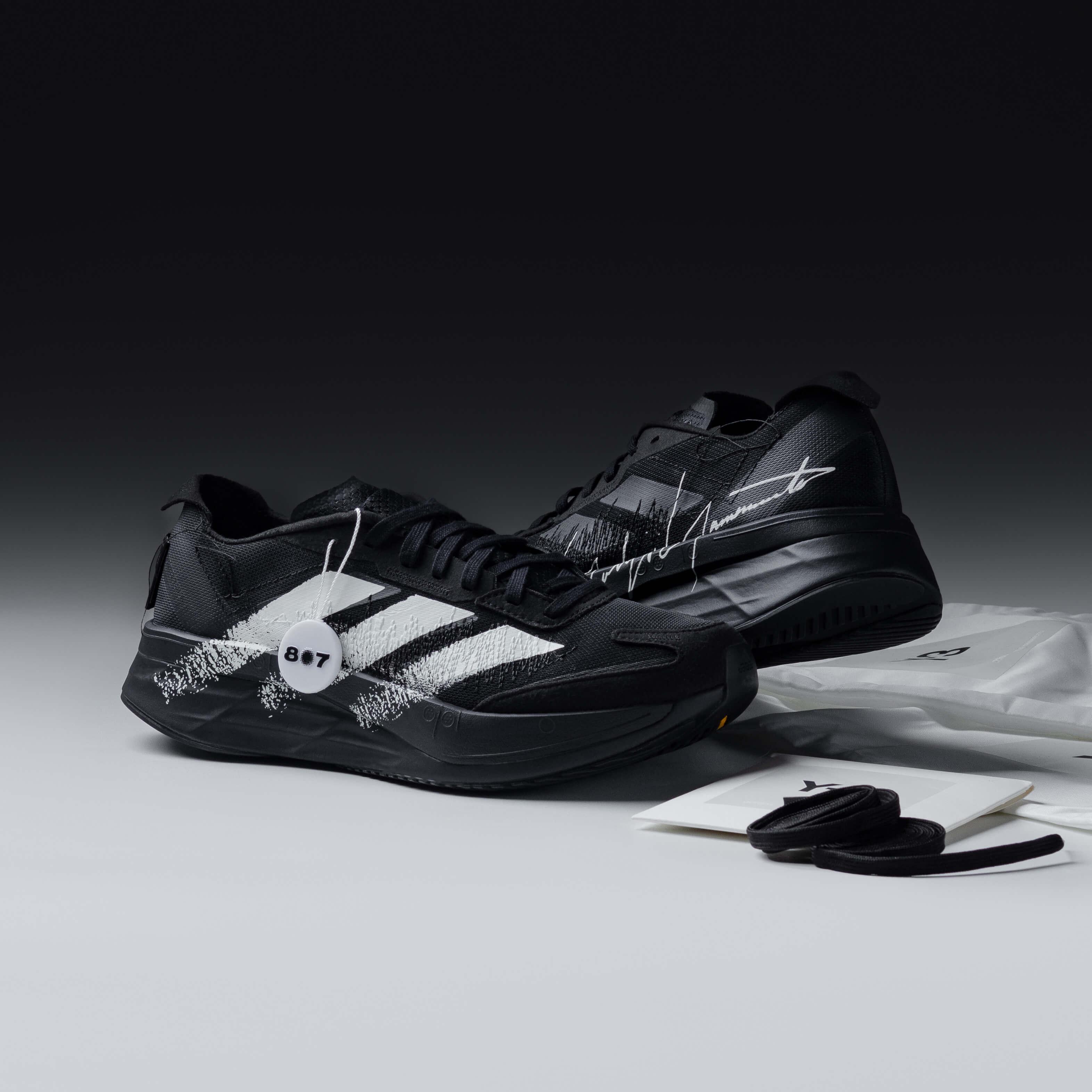Adidas Y3 Adizero Boston 11 Black White