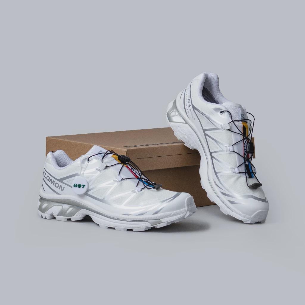 Salomon XT6 Goretex White Silver