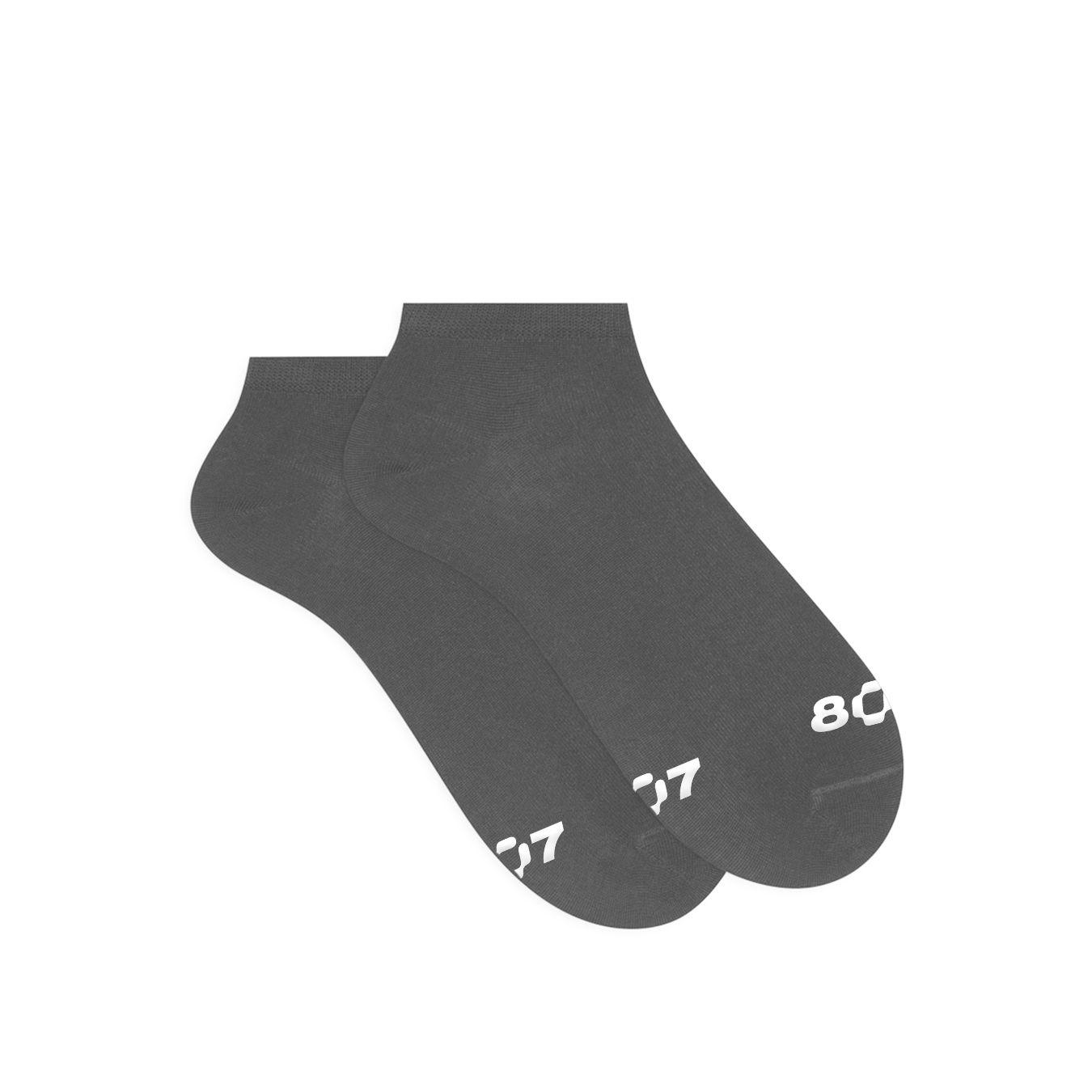 807 Hidden Socks White Grey