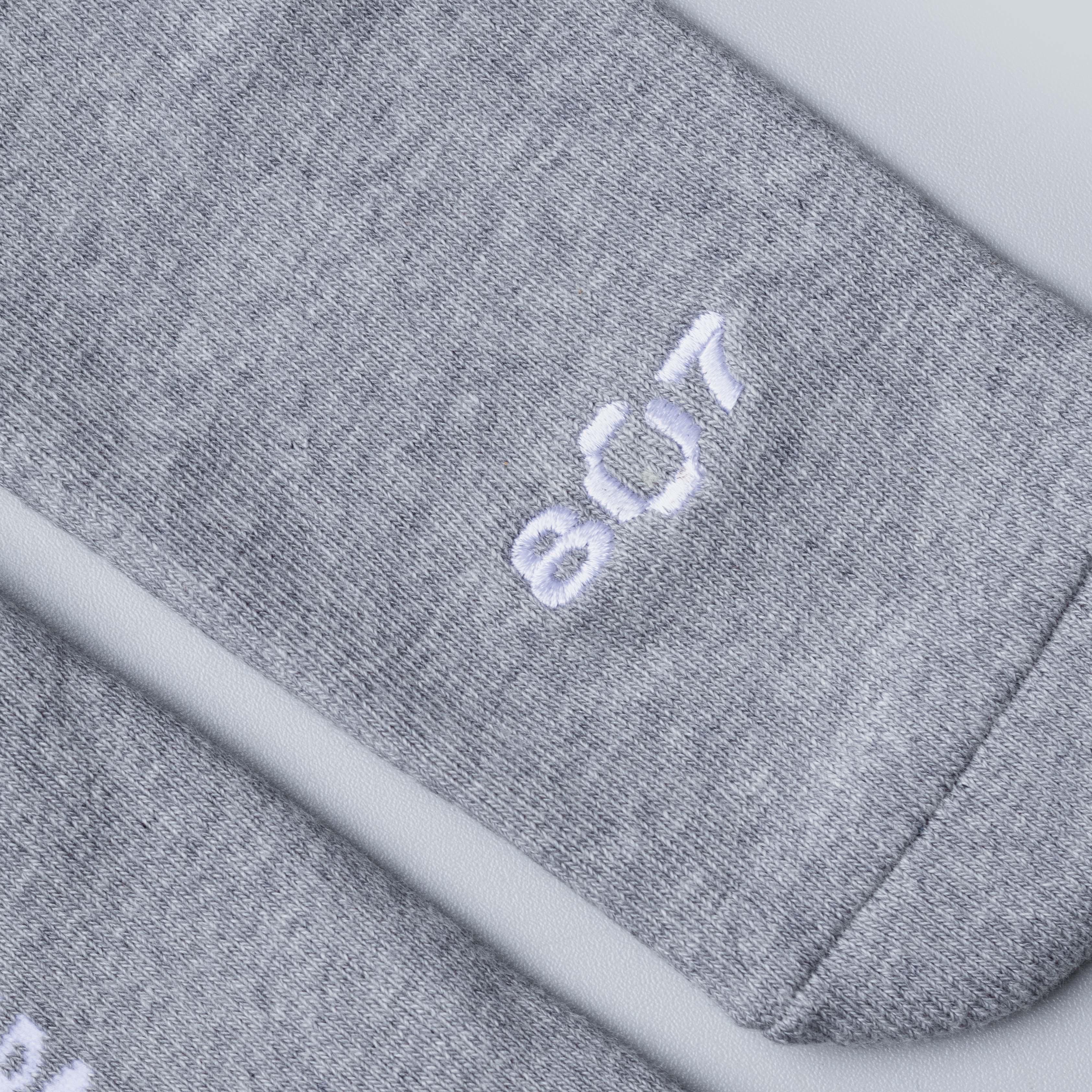 807 IDENTITY Hidden Socks Grey White