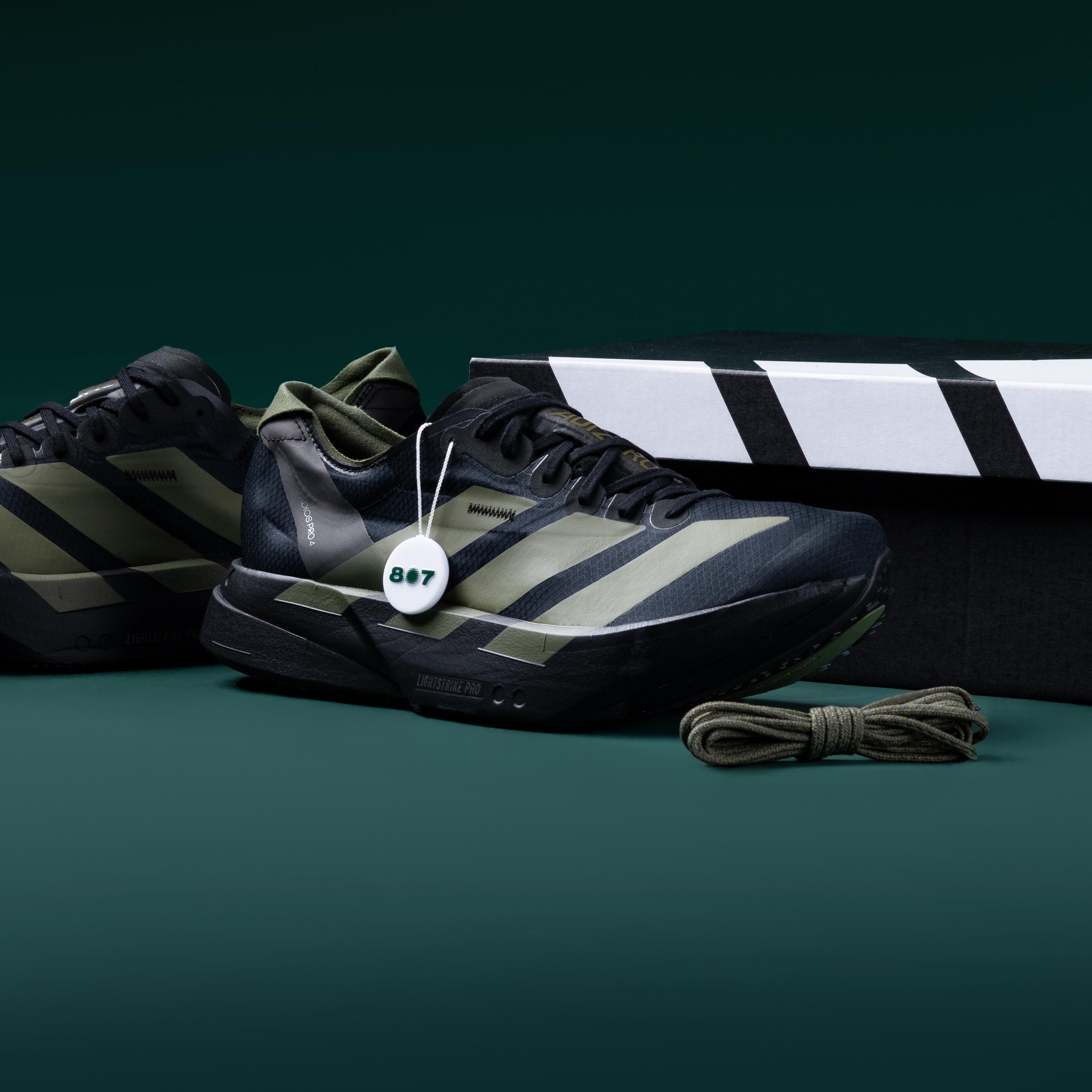Adidas Adizero Adios Pro 4 Black Focus Olive