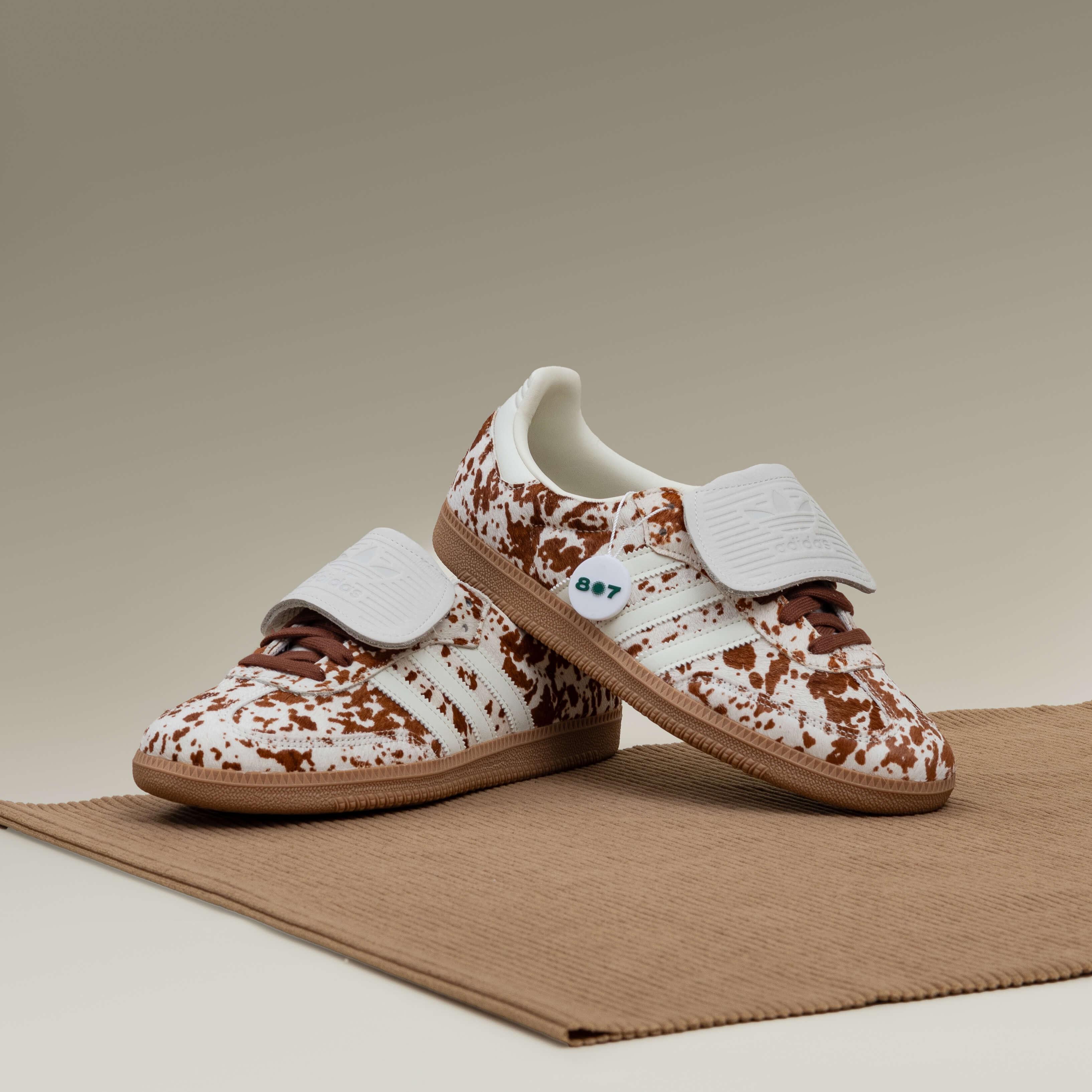 Adidas Samba LT Cow Print Brown White