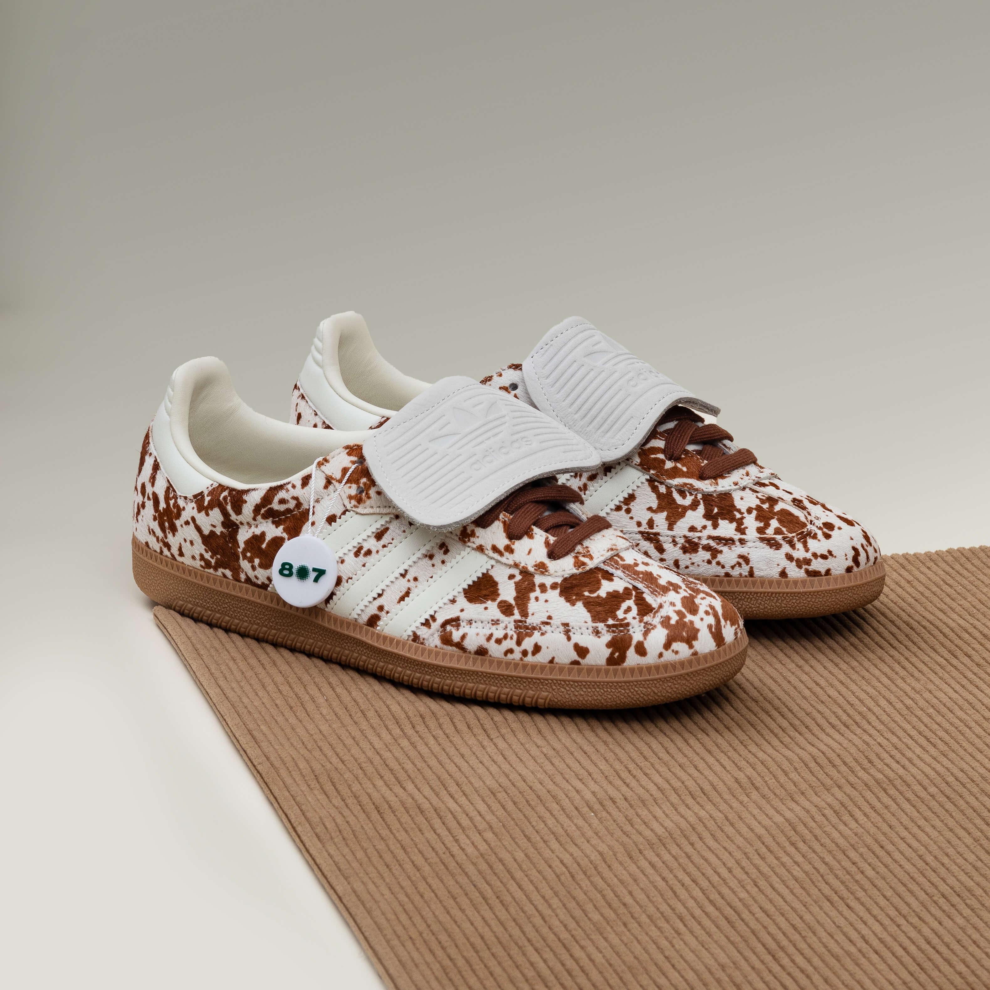 Adidas Samba LT Cow Print Brown White