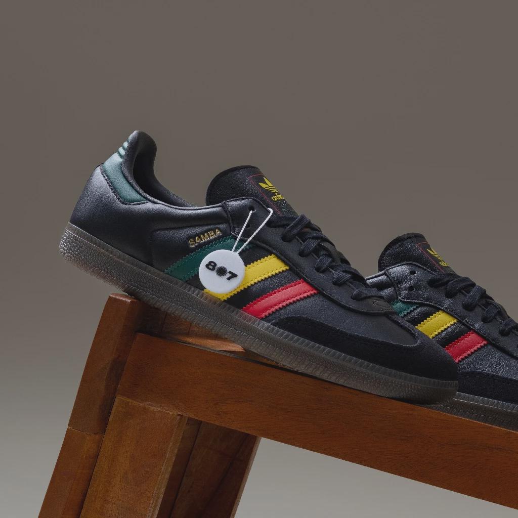 Adidas Samba Red Green Yellow Black