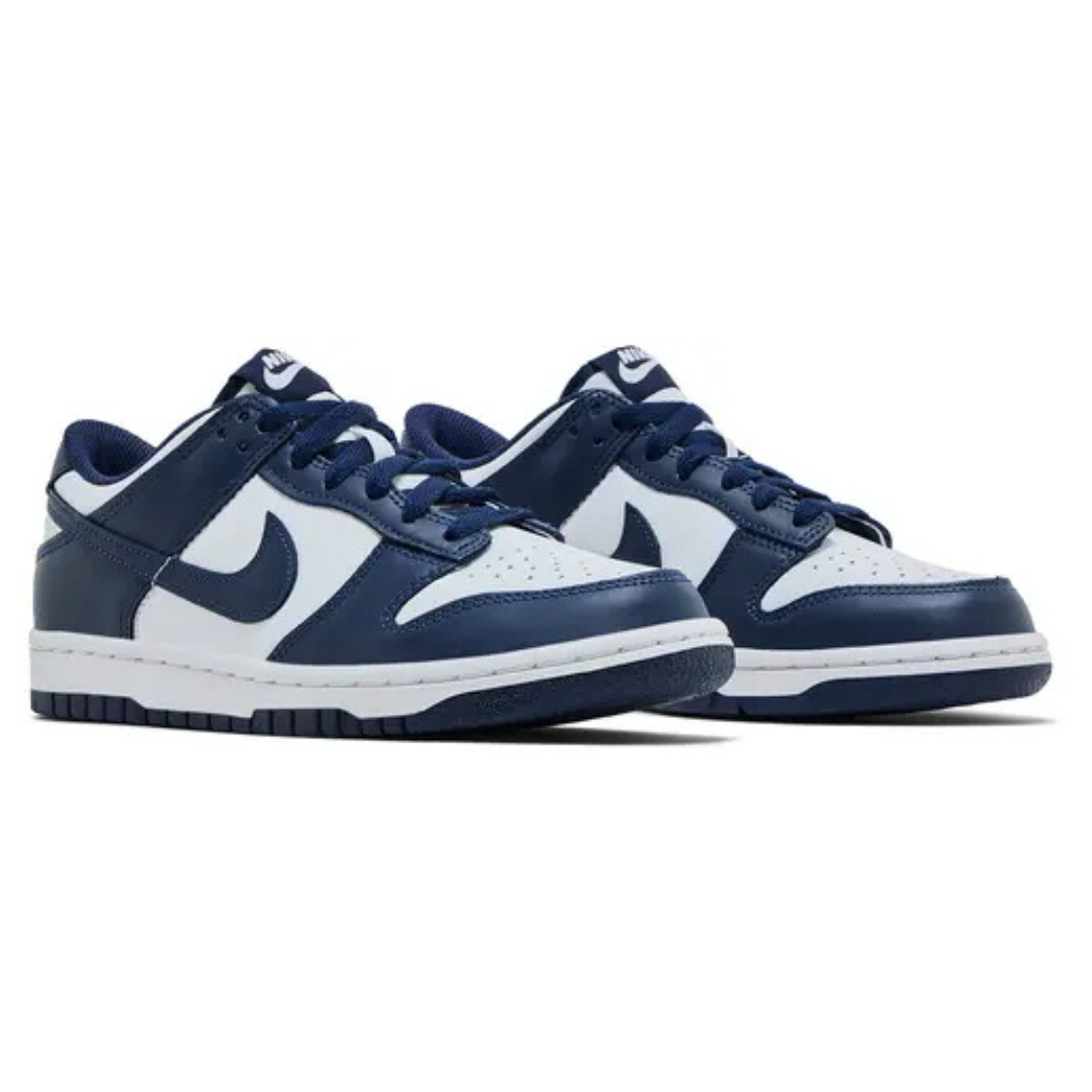 Dunk Low White Midnight Navy