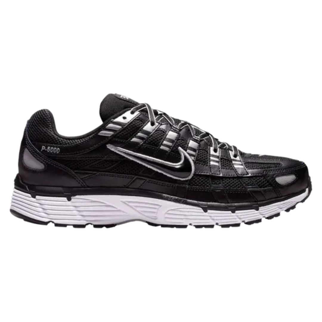 Nike P6000 Black White Metallic Silver