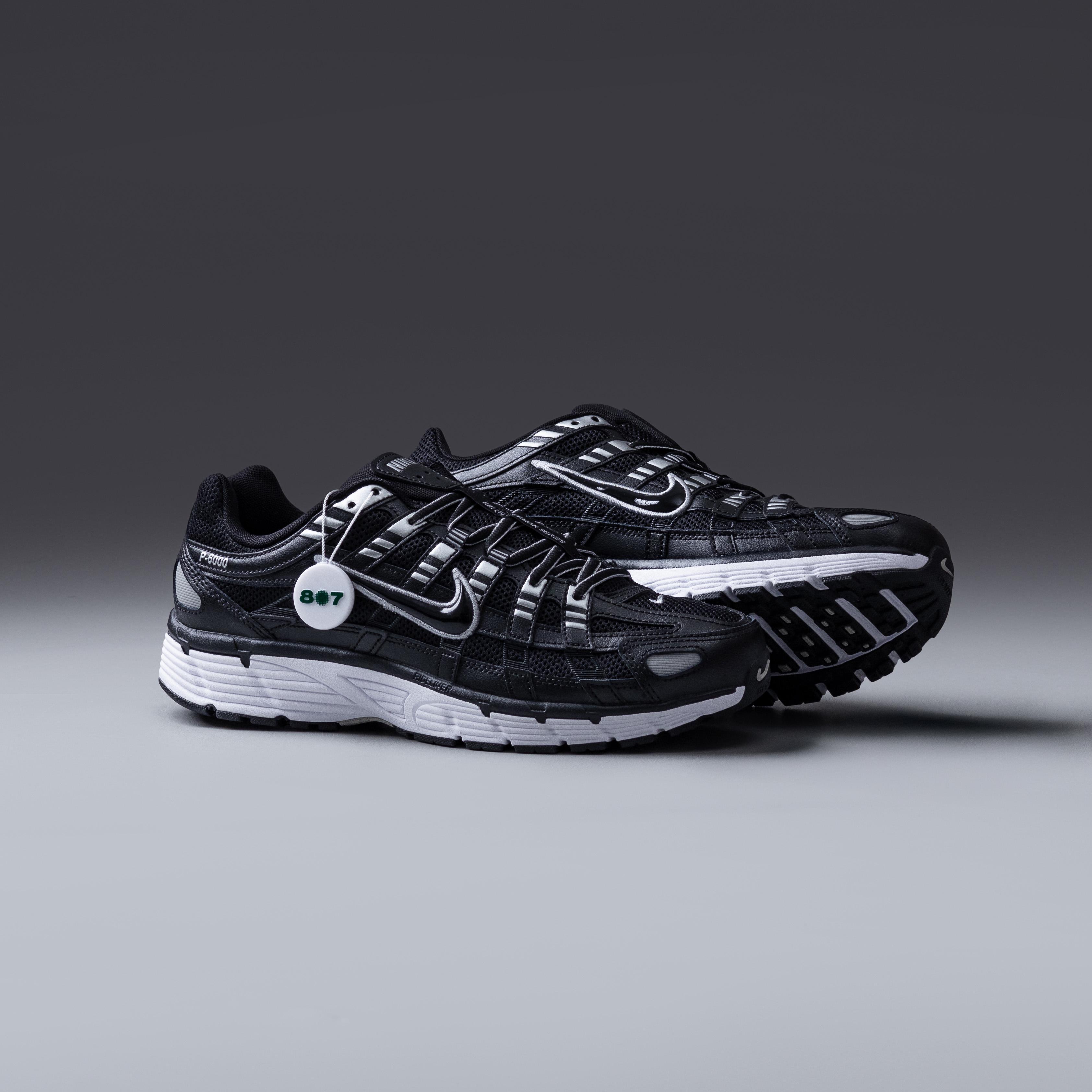 Nike P6000 Black White Metallic Silver