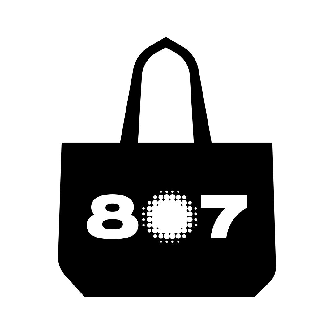 807GARAGE / 807 IDENTITY Tote Bag Black
