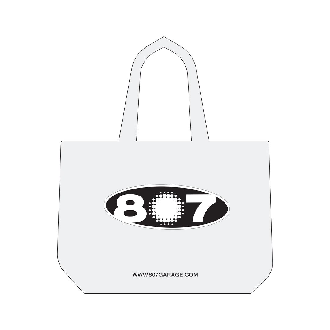 807GARAGE / 807 IDENTITY Tote Bag White
