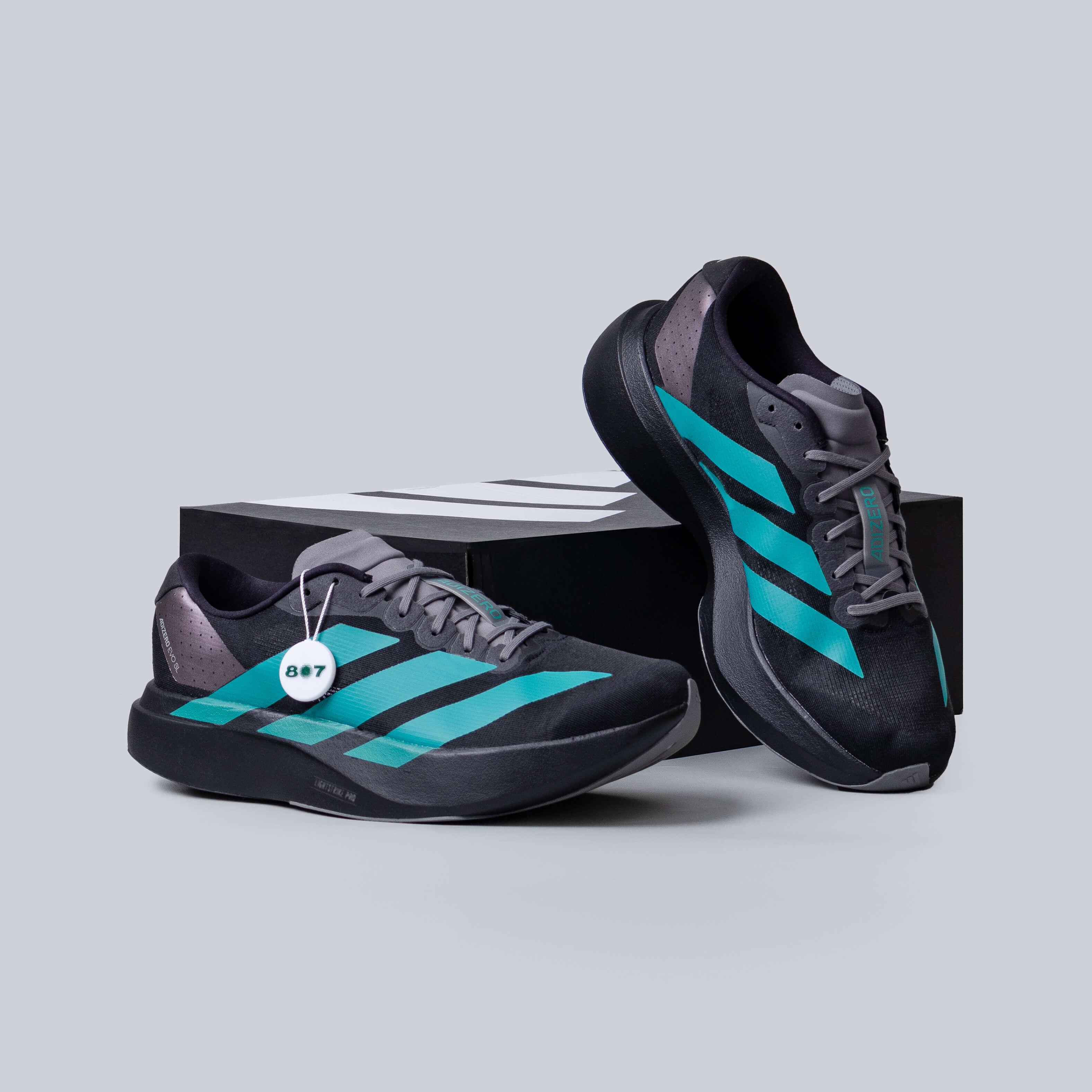 Adidas Adizero Evo SL Black Pure Teal