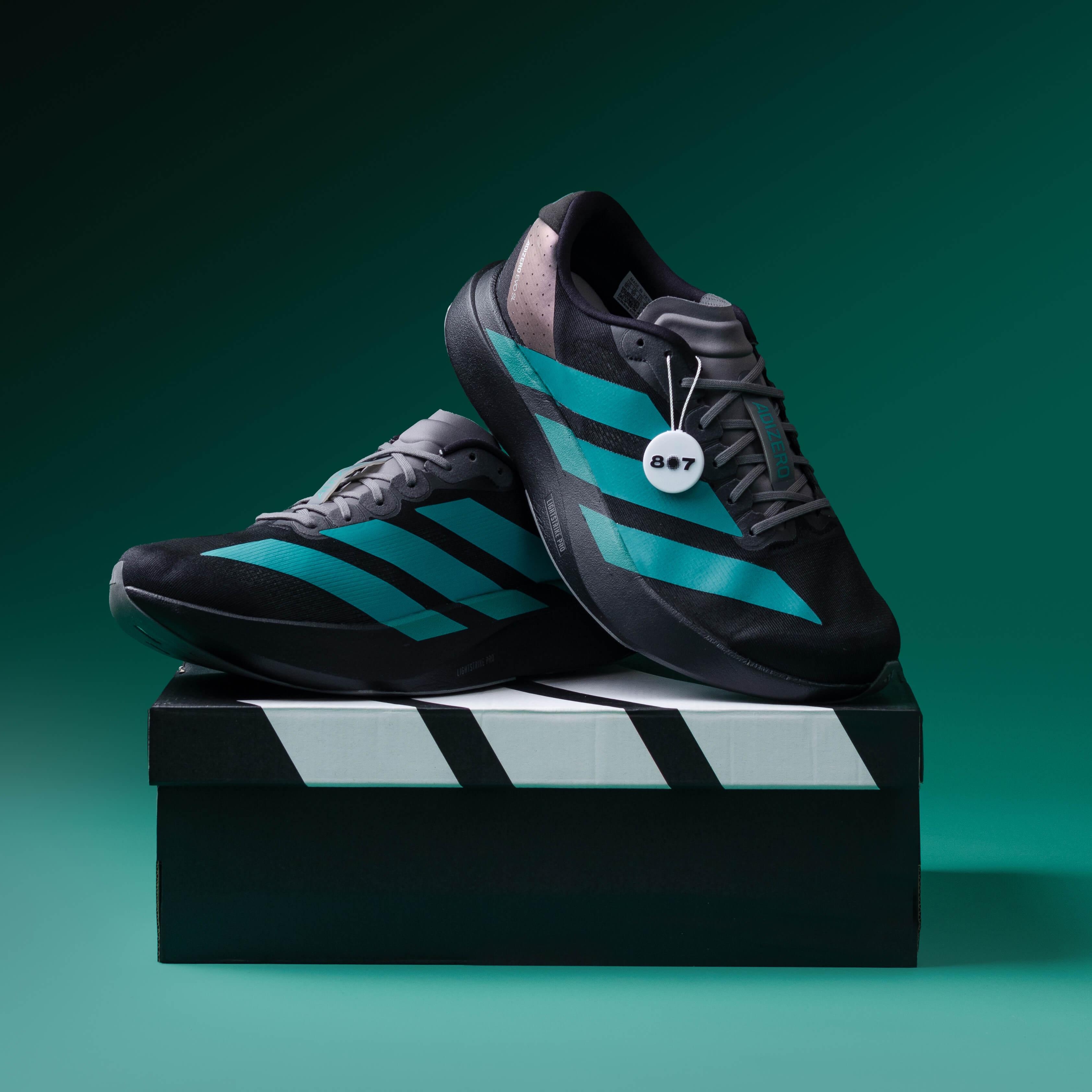 Adidas Adizero Evo SL Black Pure Teal
