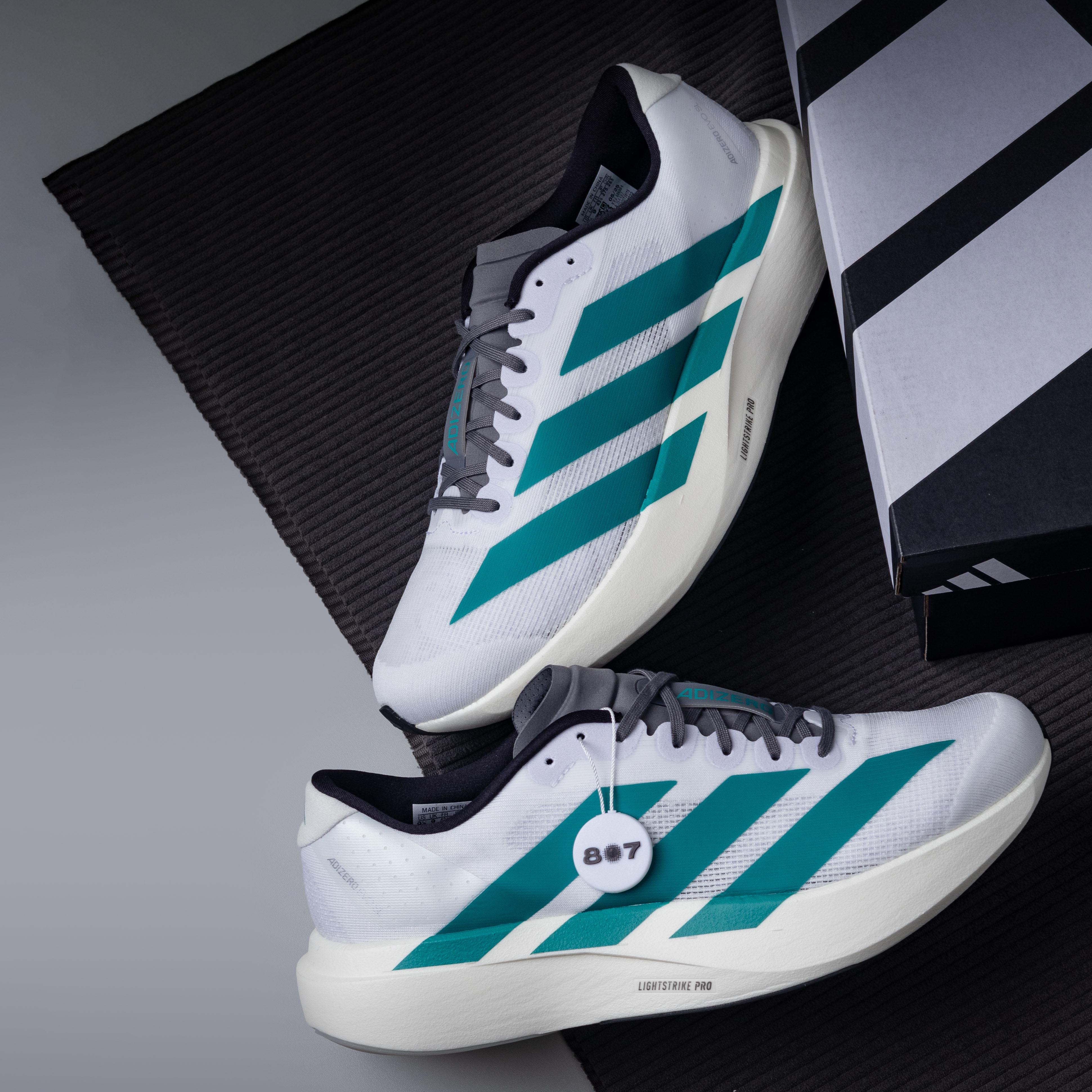 Adidas Adizero Evo SL White Pure Teal