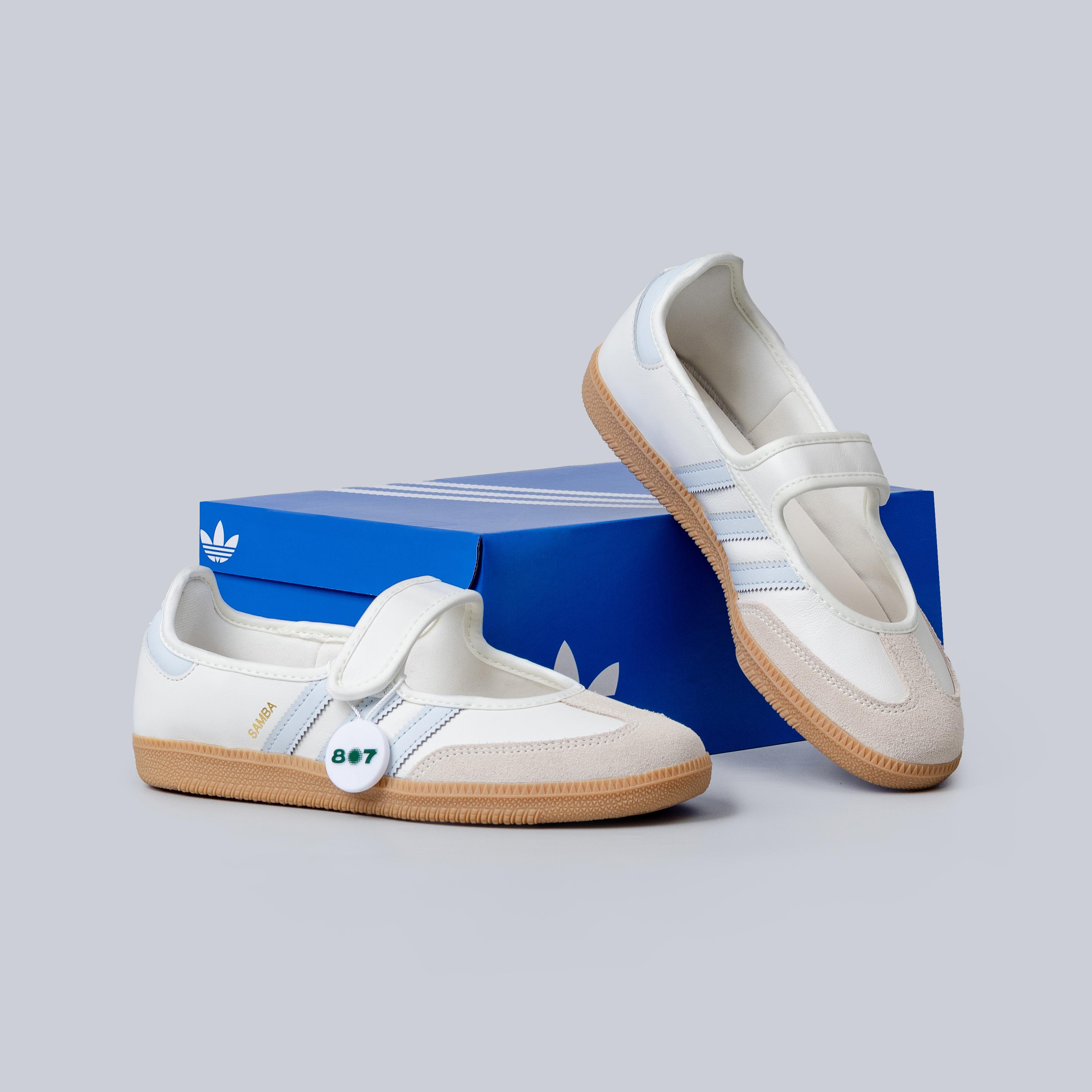 Adidas Samba Jane White Blue Gum