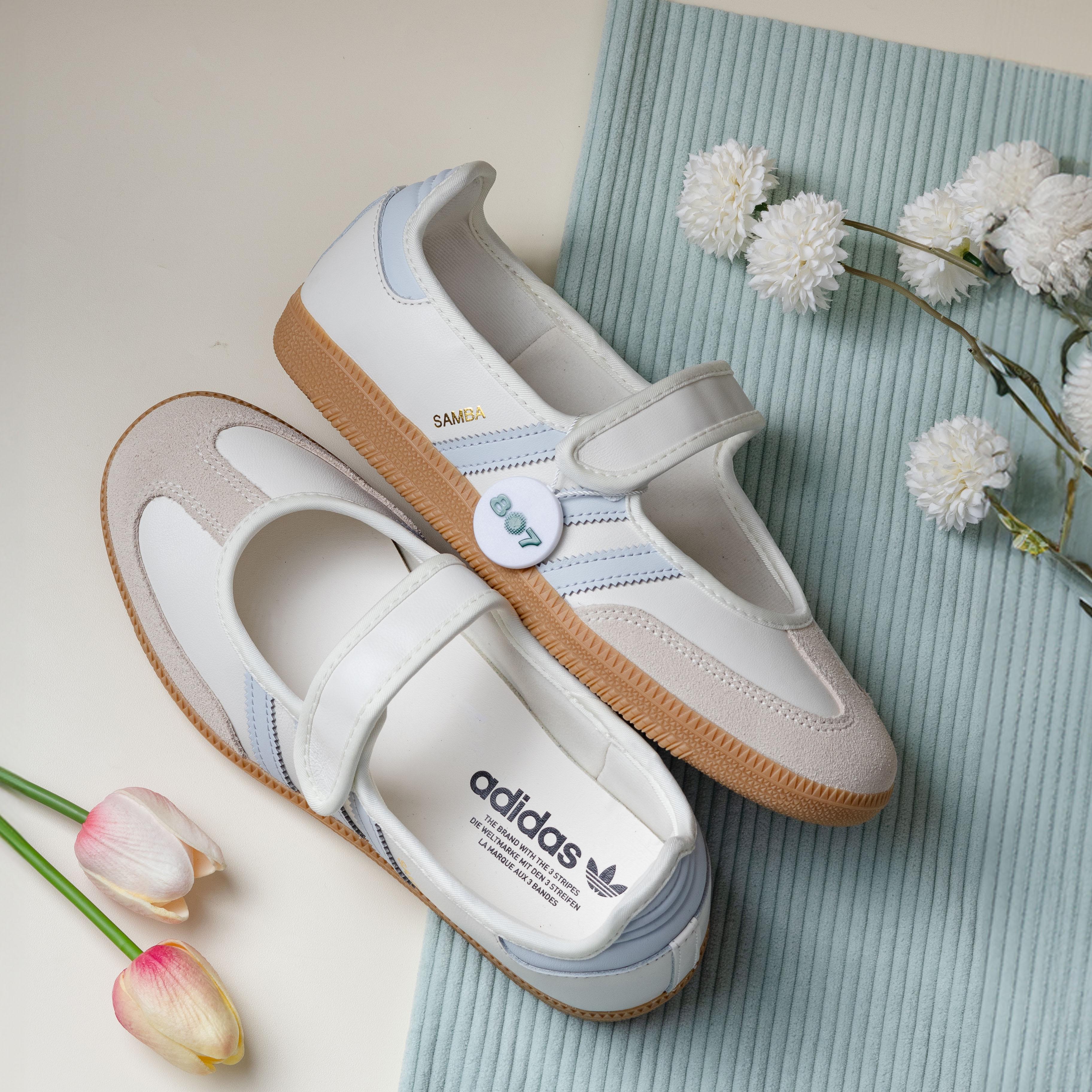 Adidas Samba Jane White Blue Gum