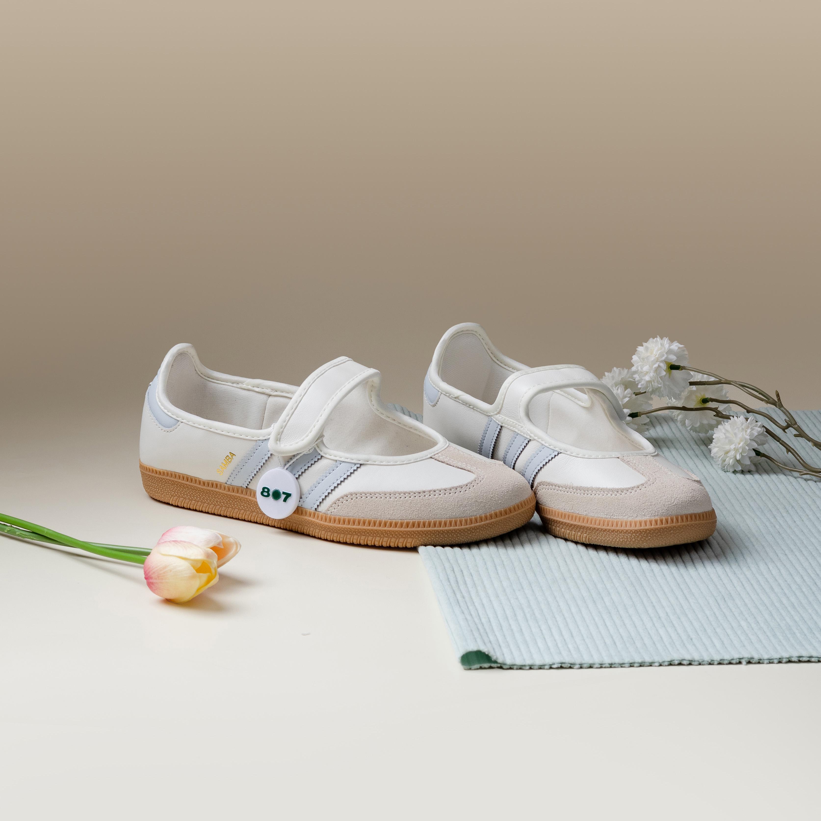 Adidas Samba Jane White Blue Gum