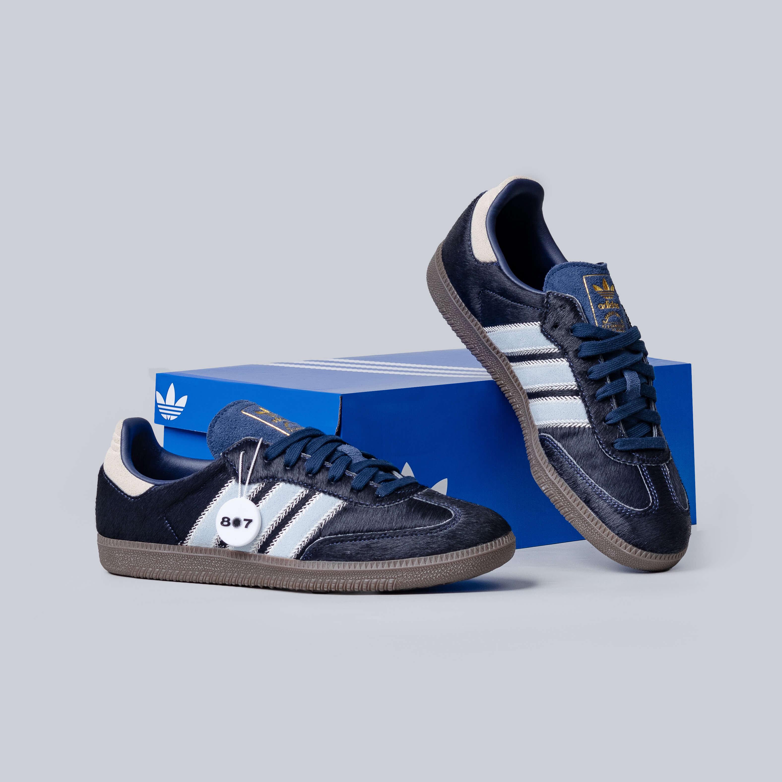 Adidas Samba OG Pony Hair Night Indigo Clear Sky