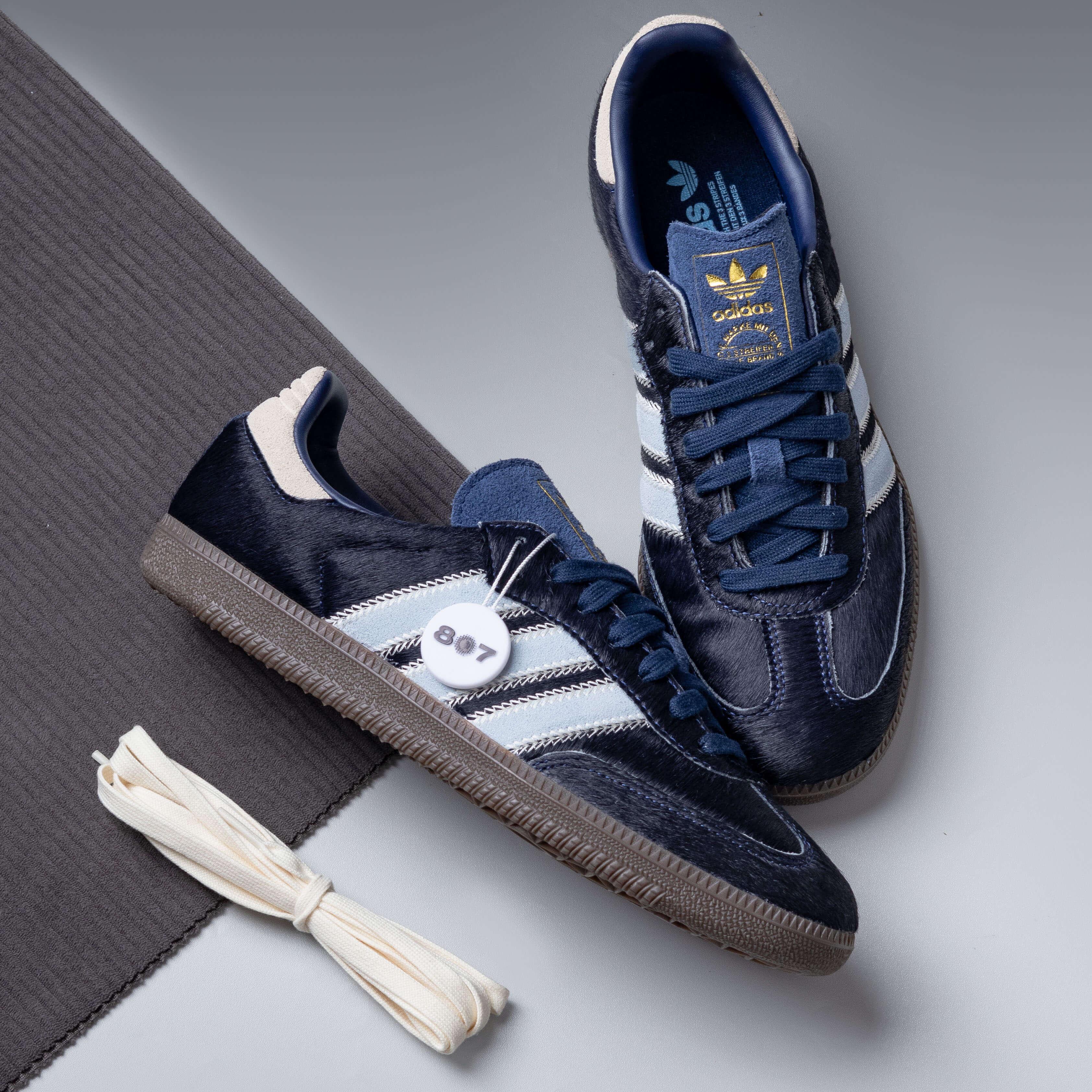 Adidas Samba OG Pony Hair Night Indigo Clear Sky
