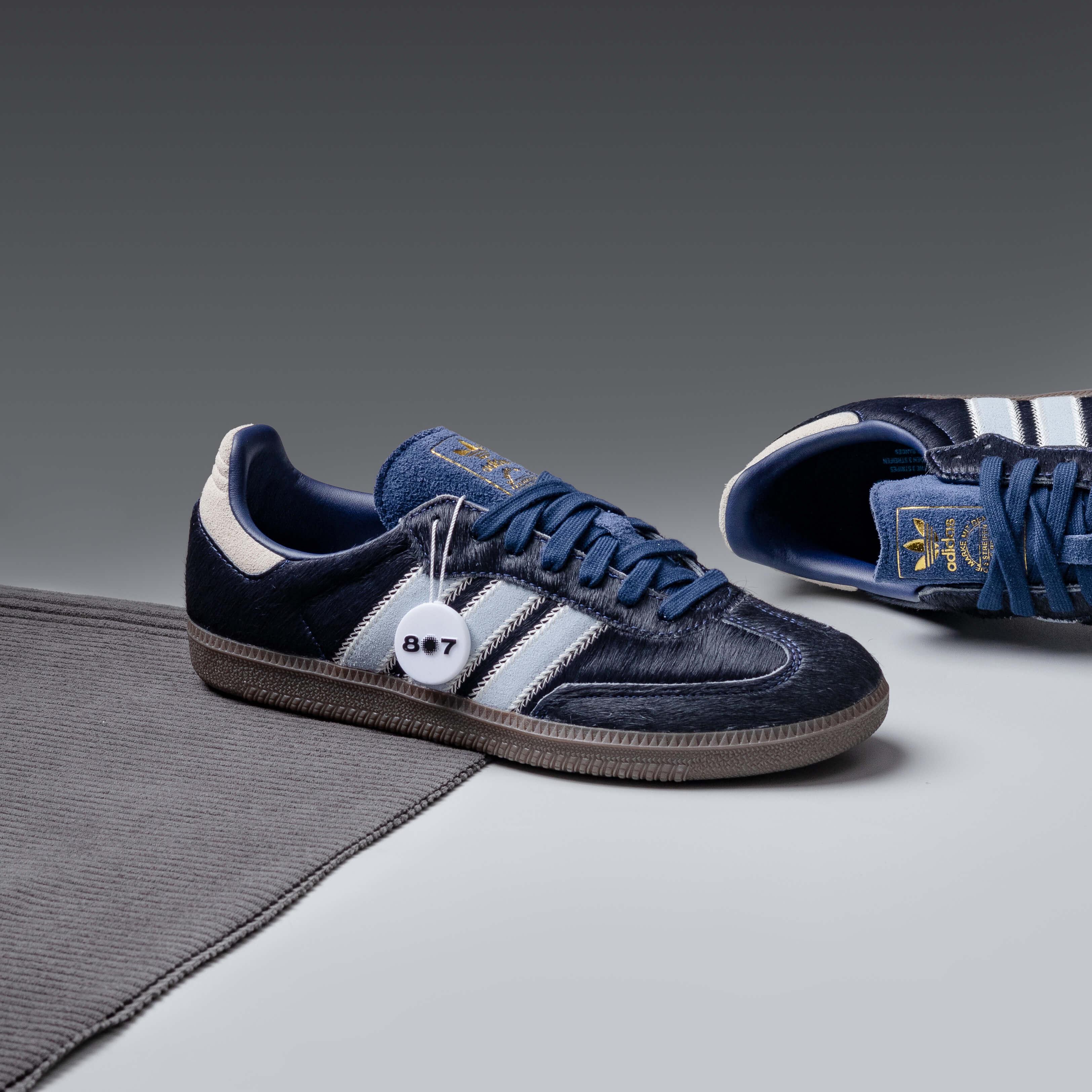 Adidas Samba OG Pony Hair Night Indigo Clear Sky