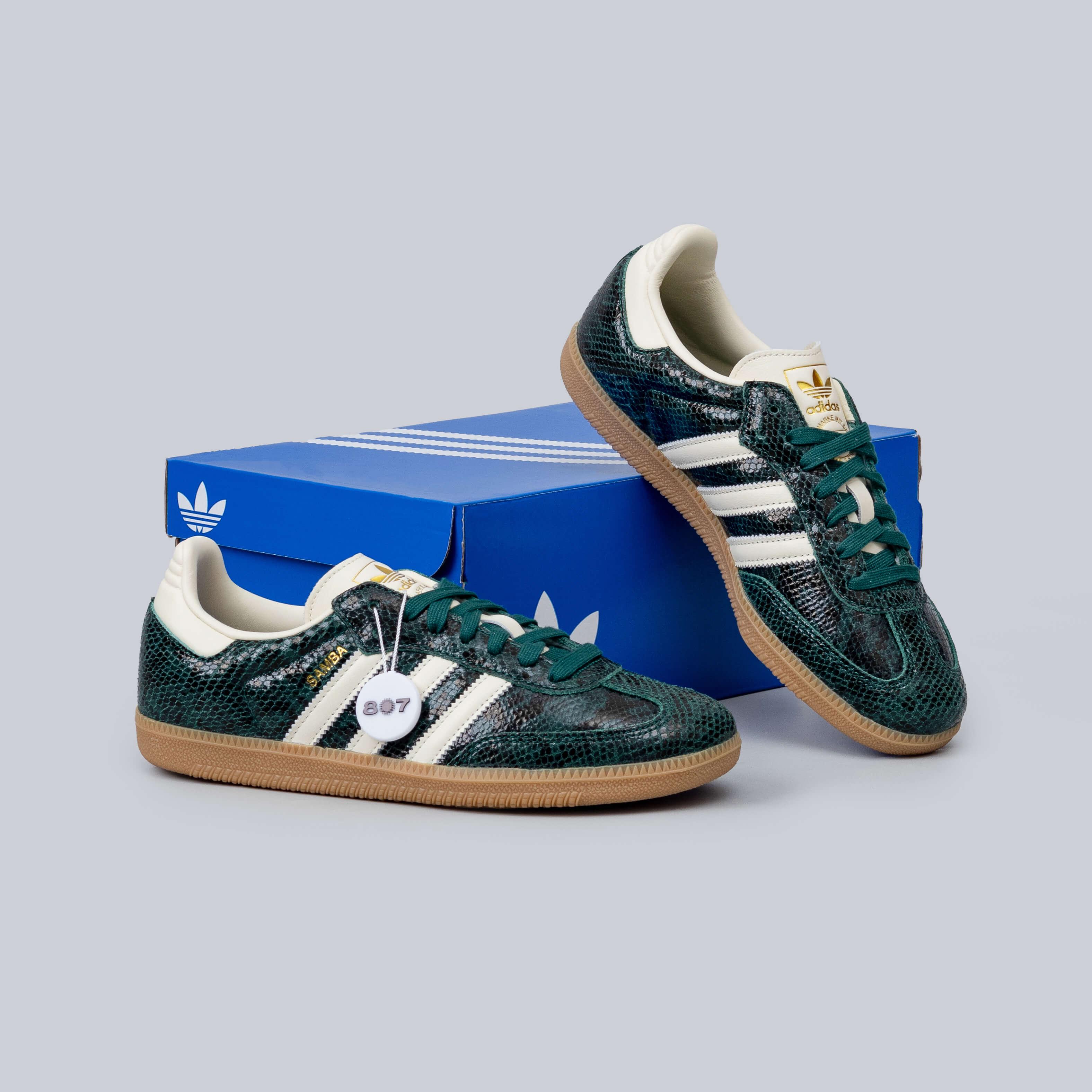Adidas Samba OG Snakeskin Collegiate Green