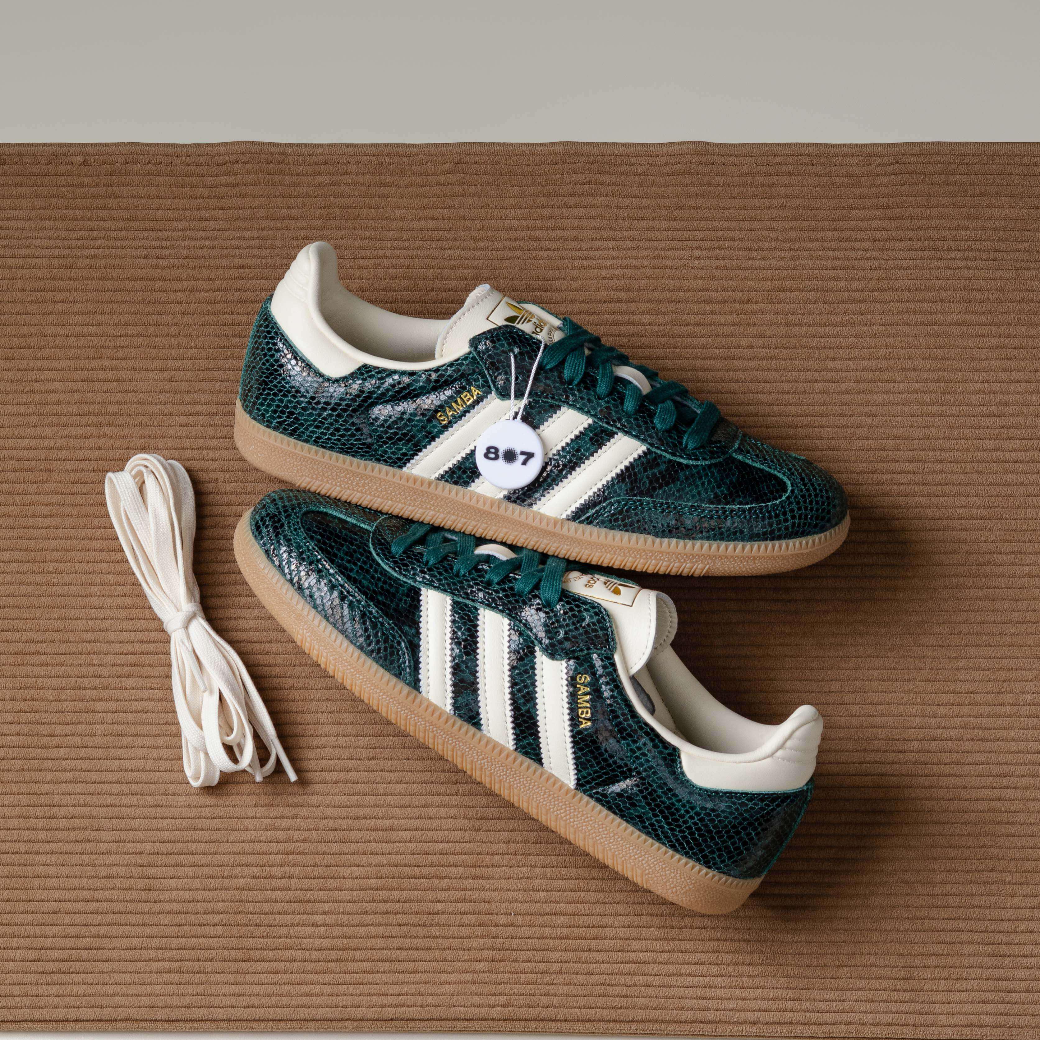 Adidas Samba OG Snakeskin Collegiate Green