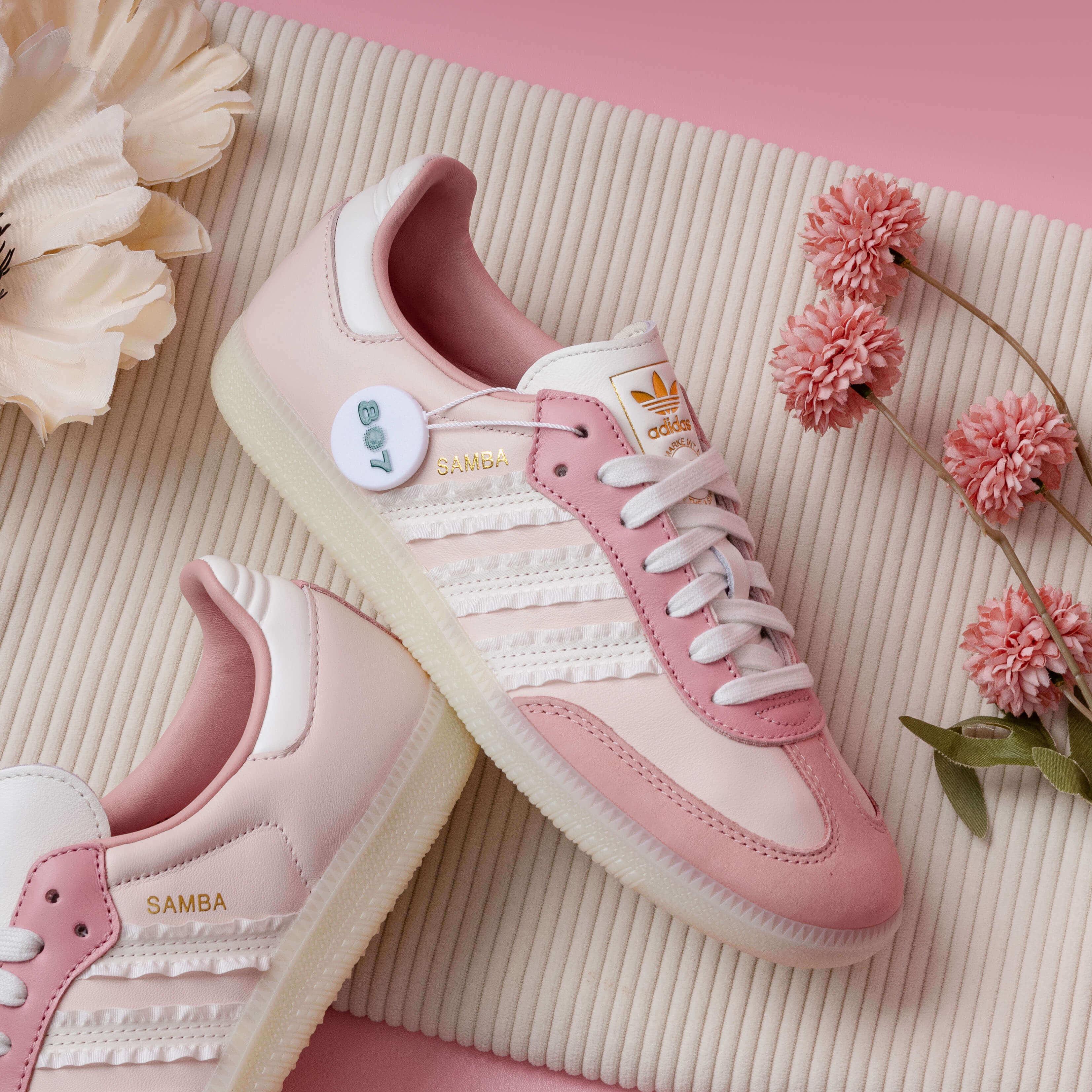 Adidas Samba Ruffle Stripes Pack Wonder Mauve