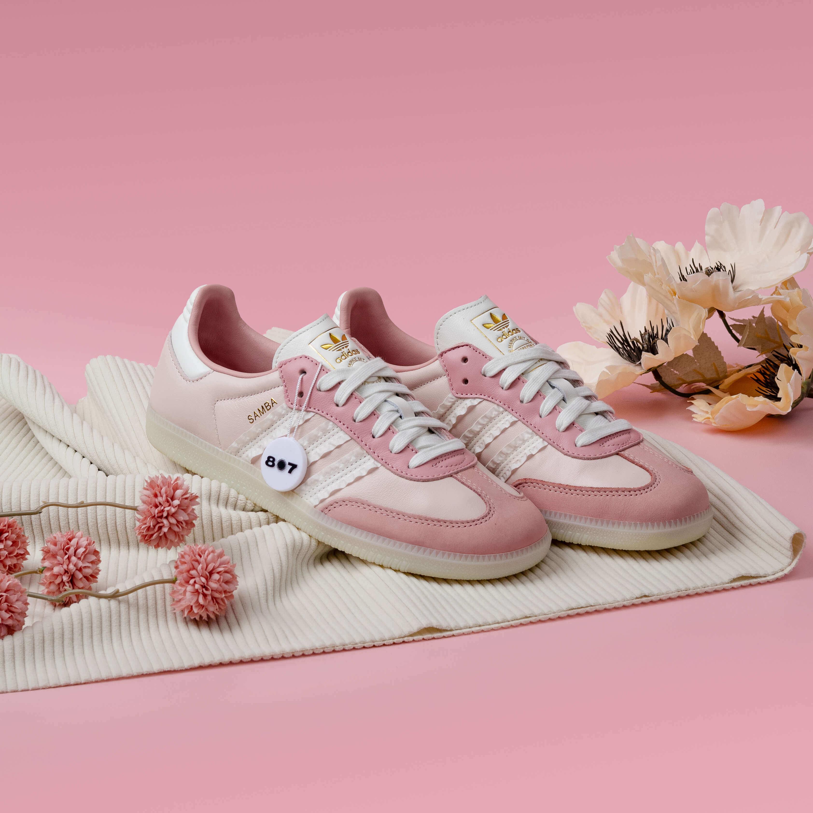 Adidas Samba Ruffle Stripes Pack Wonder Mauve