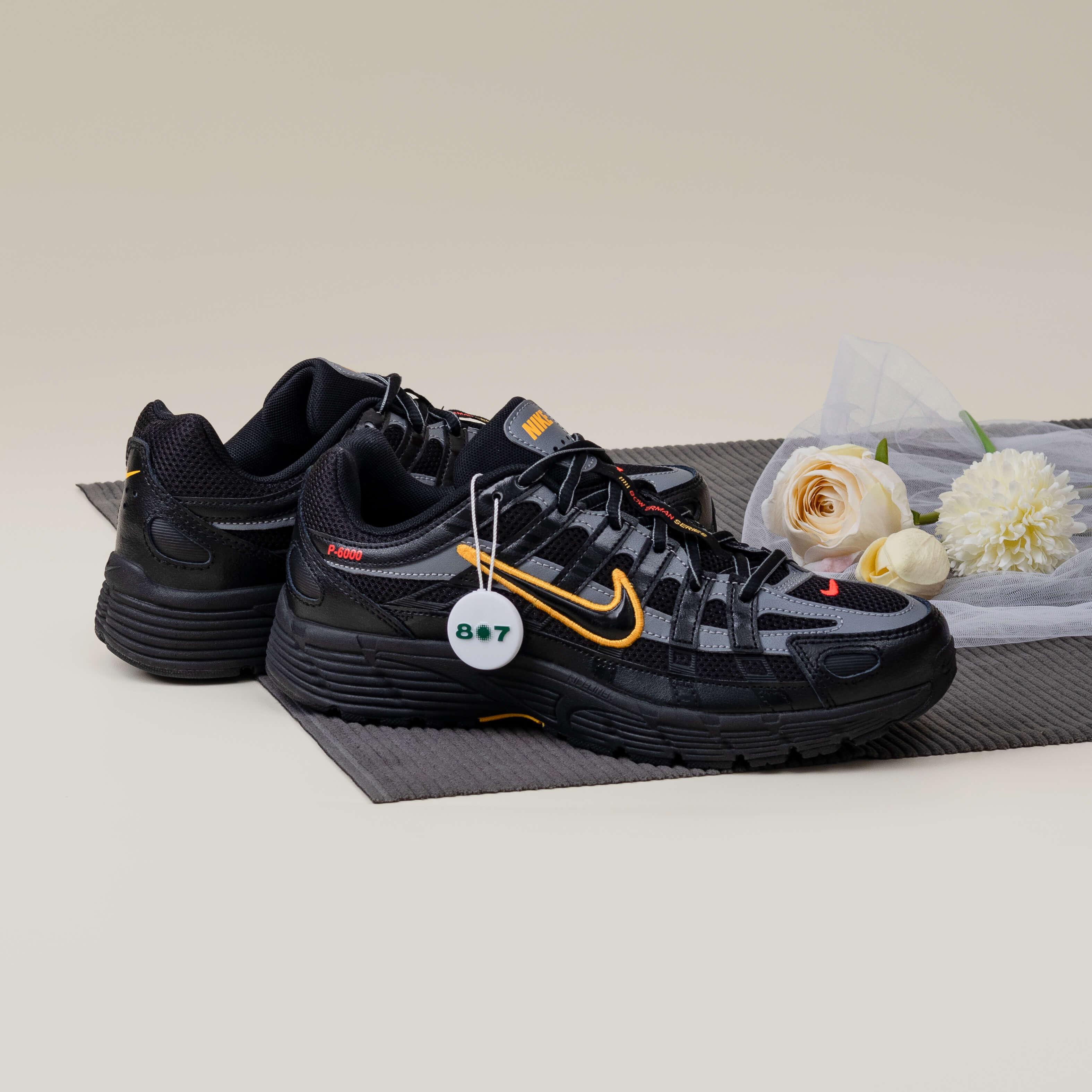 Nike P6000 Black Cement Grey GS Women