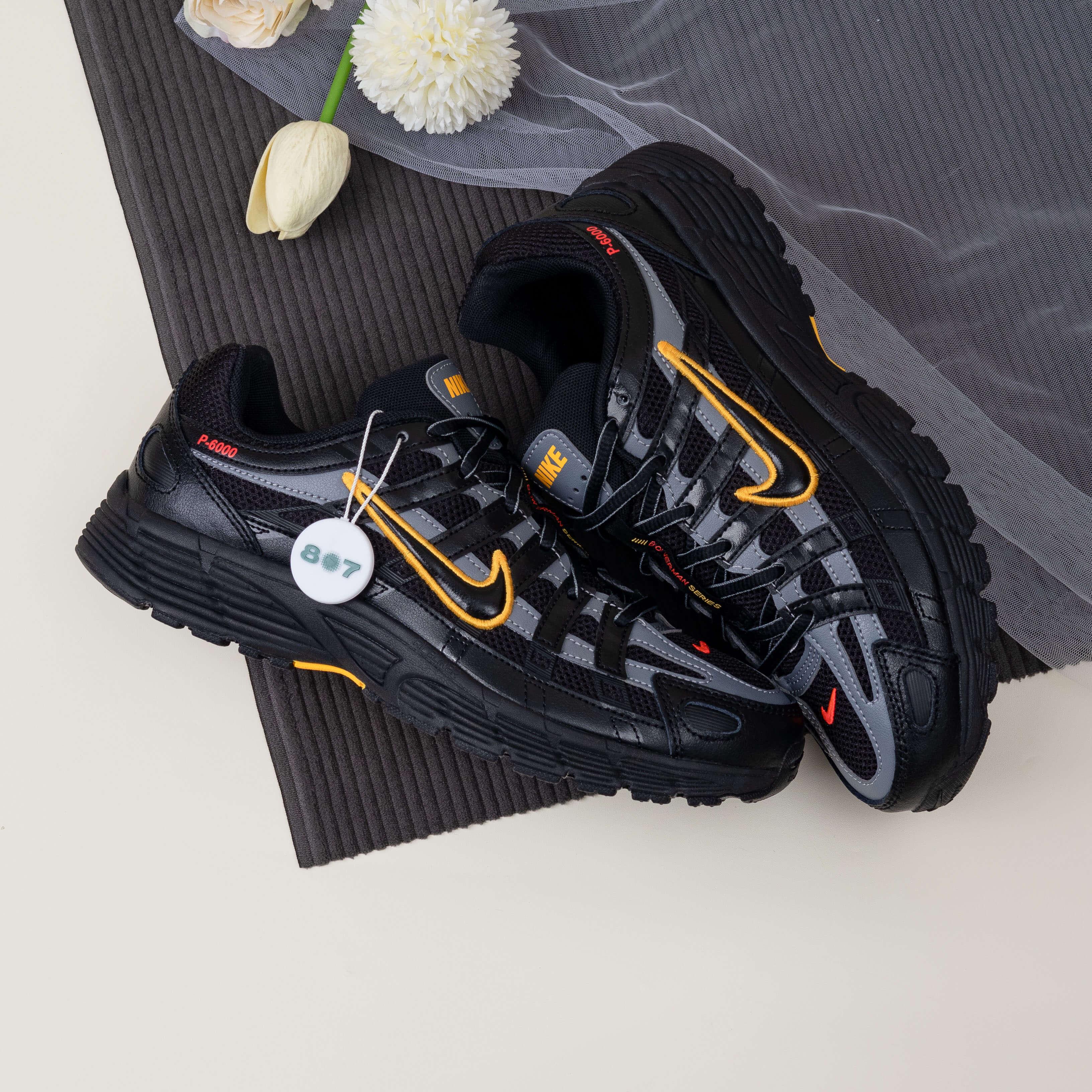 Nike P6000 Black Cement Grey GS Women