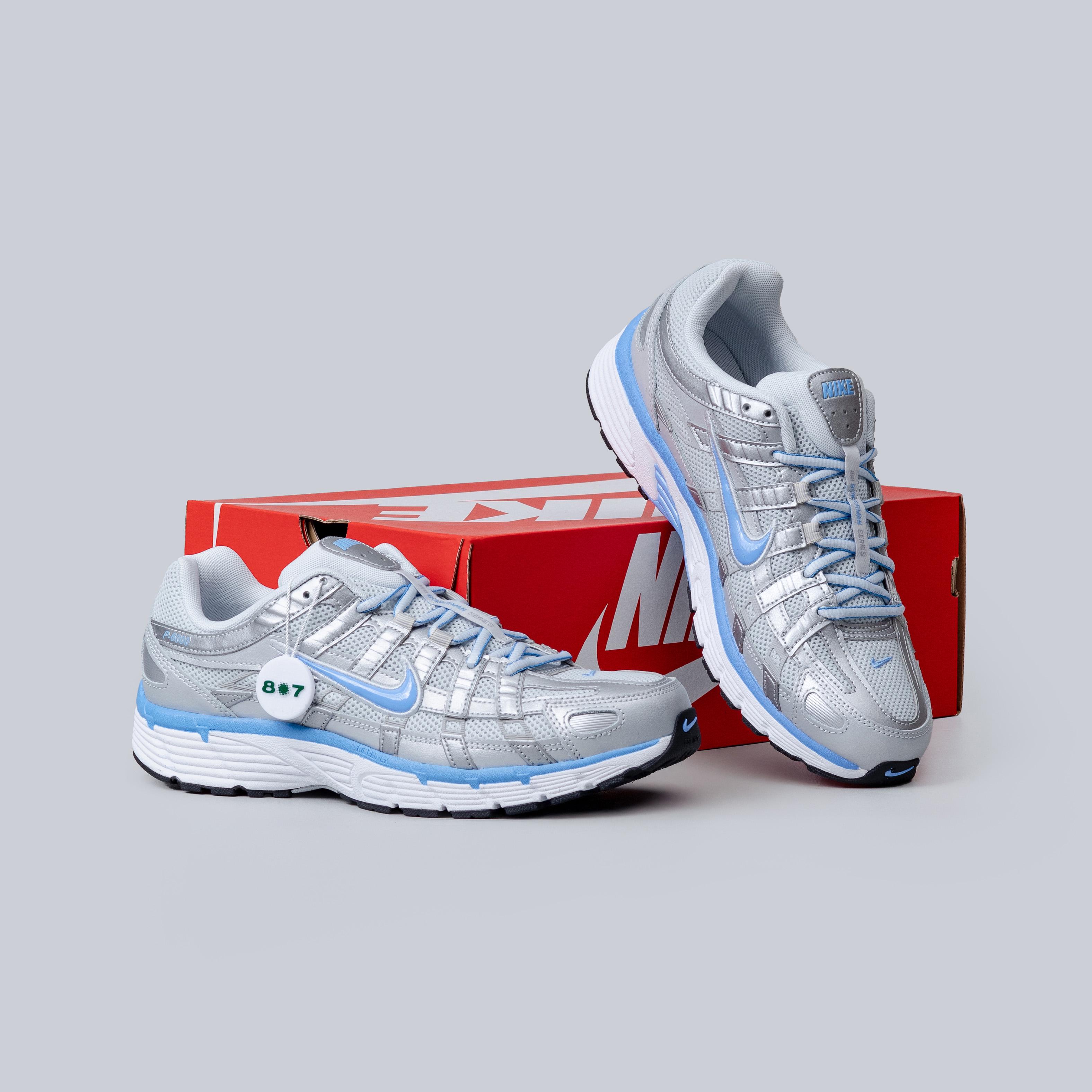 Nike P6000 Metallic Platinum Blue