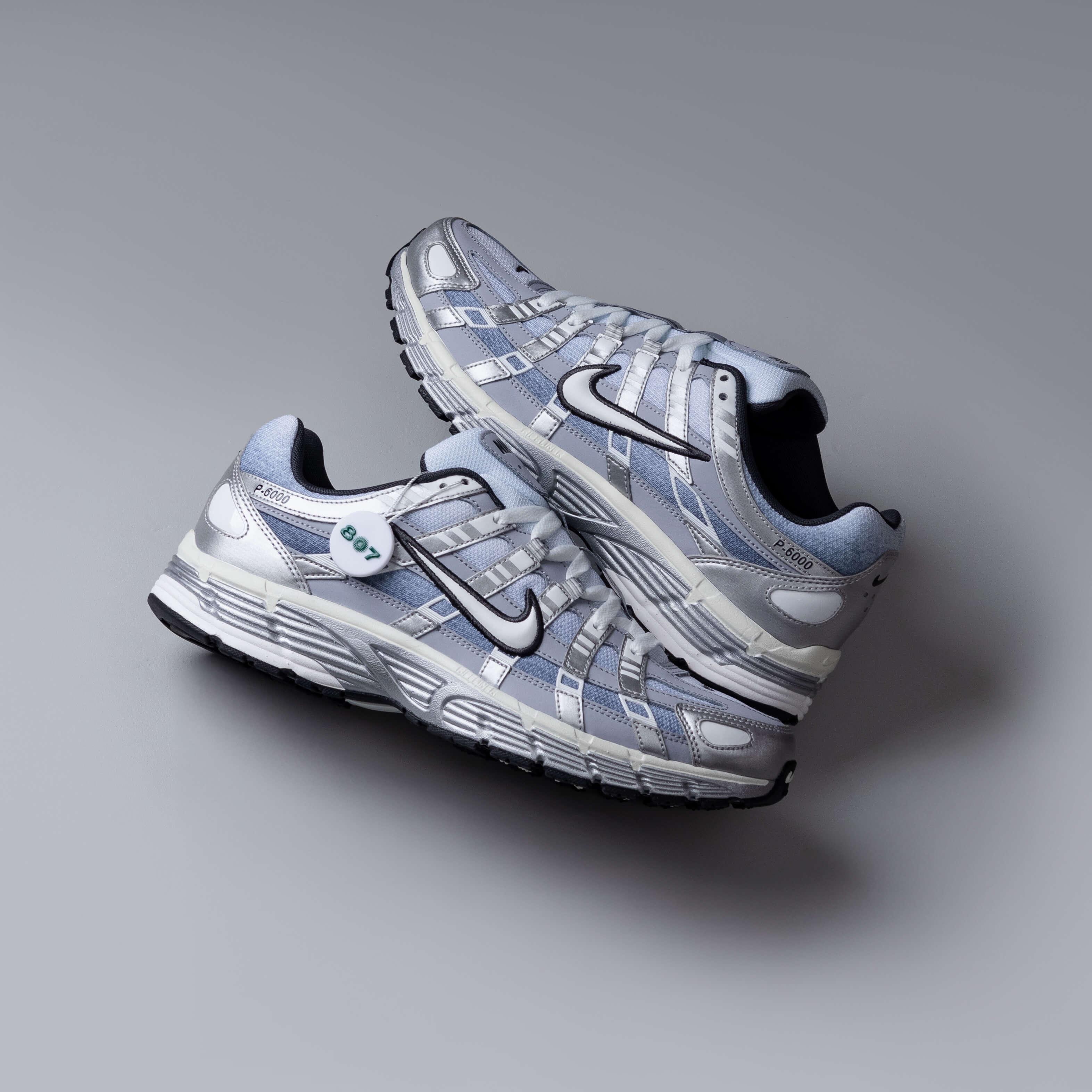 Nike P6000 Metallic Silver Summit White Wolf Grey
