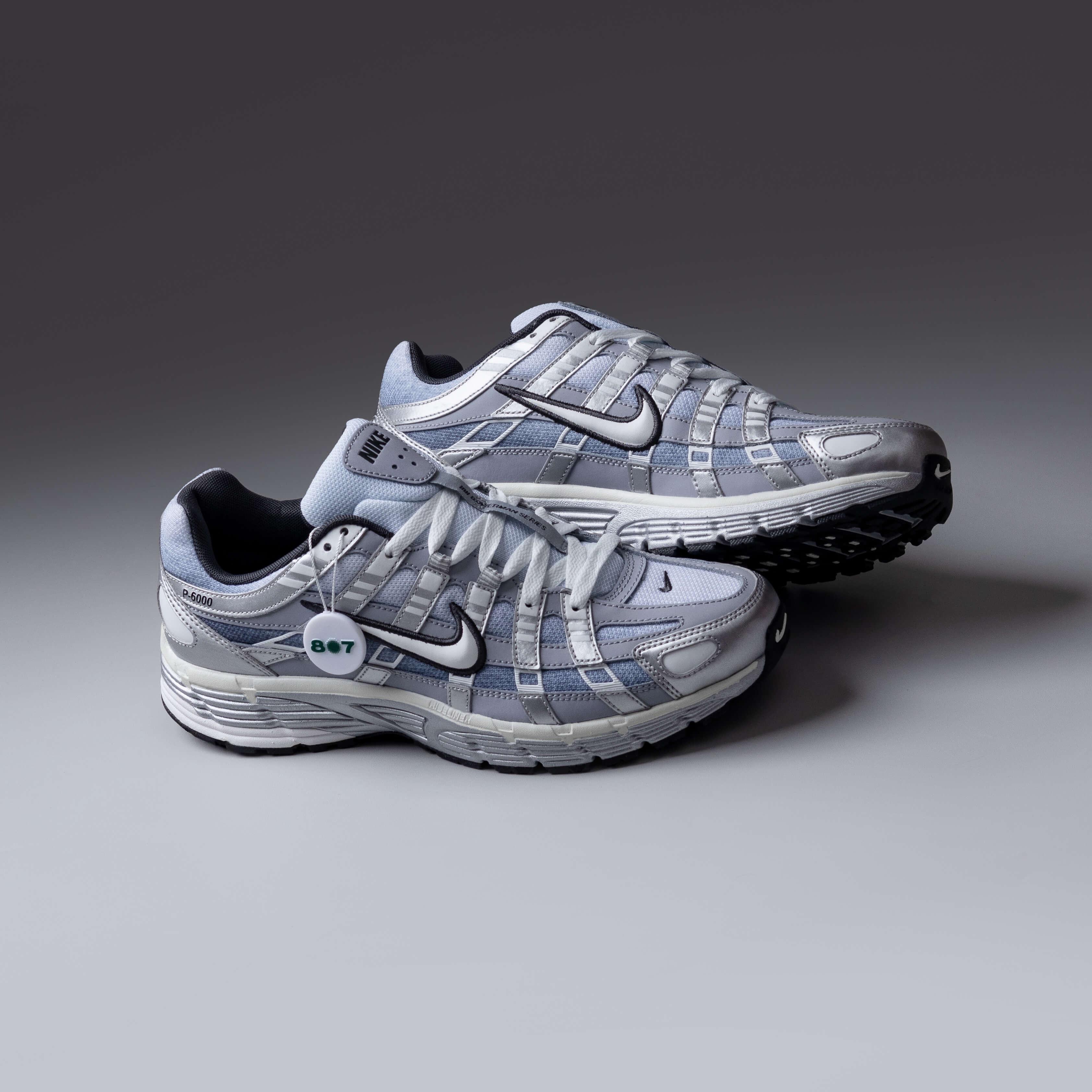 Nike P6000 Metallic Silver Summit White Wolf Grey
