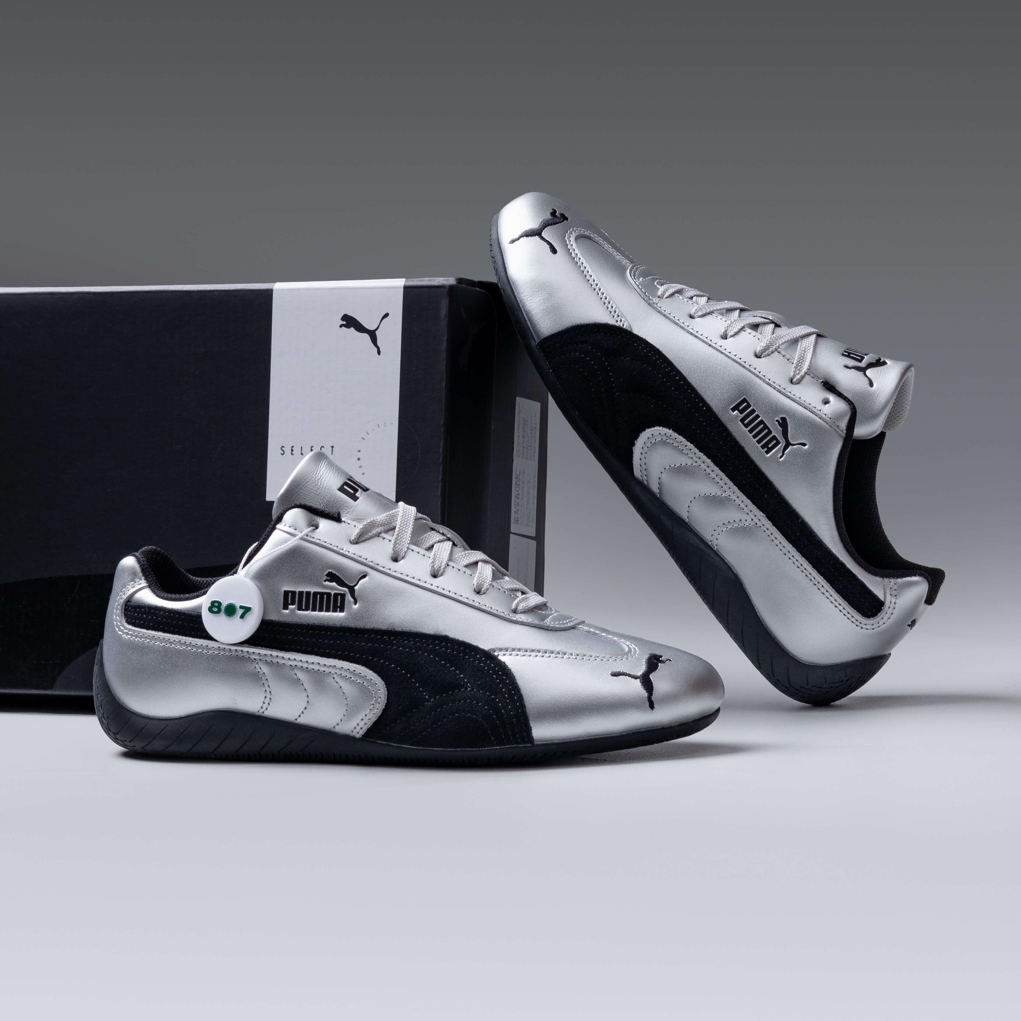 Puma Speedcat Metallic Silver Black