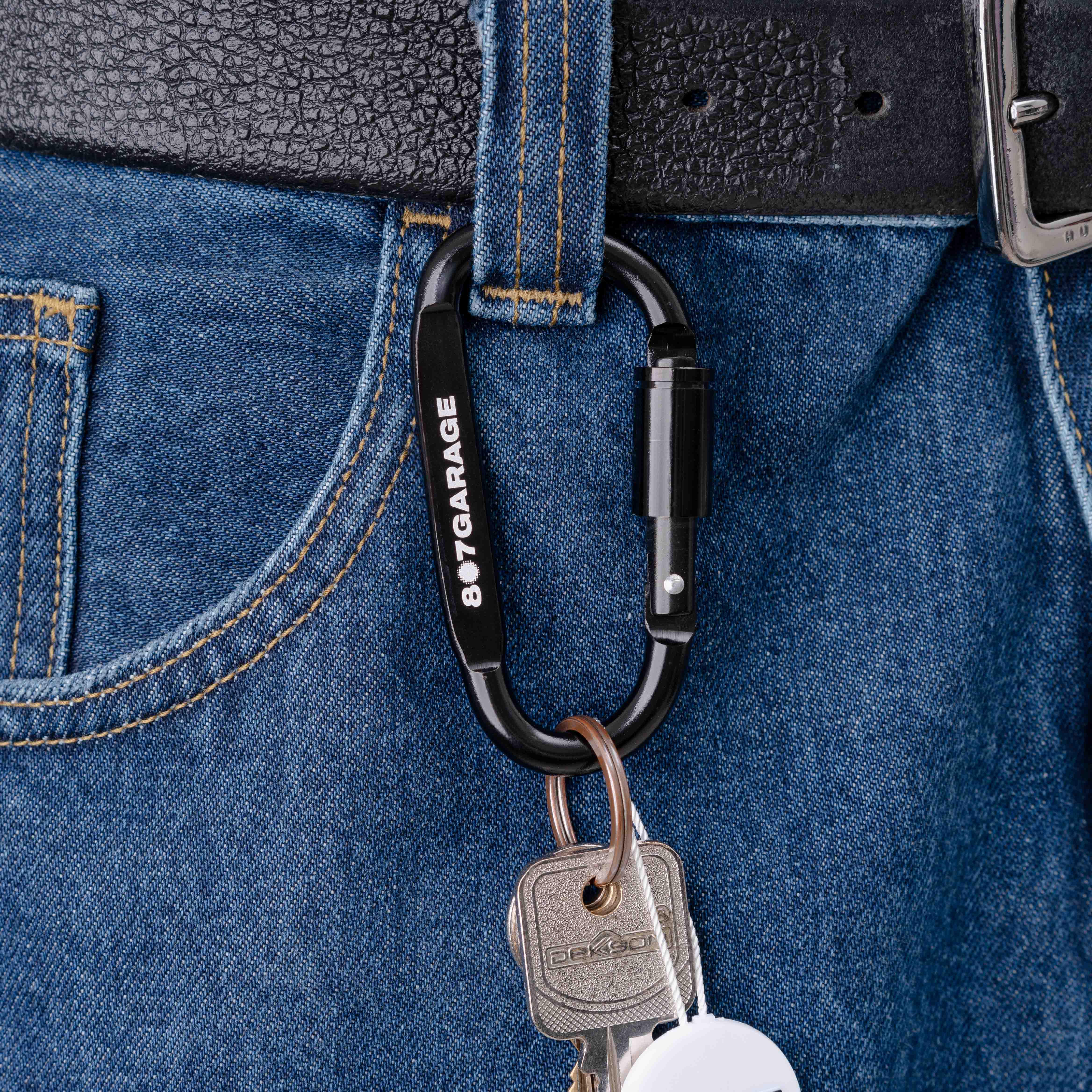 807 Black Carabiner