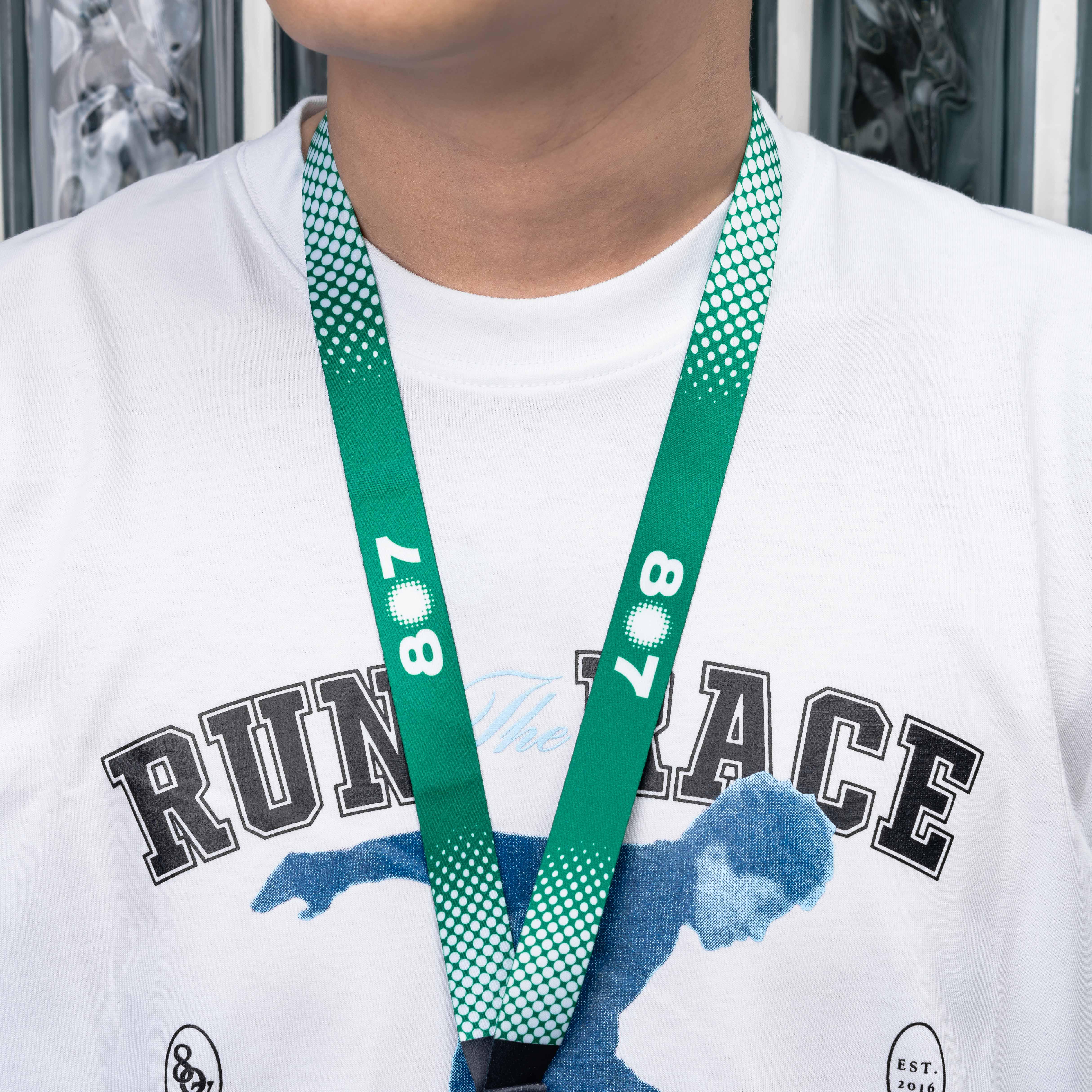 807 IDENTITY Lanyard Green