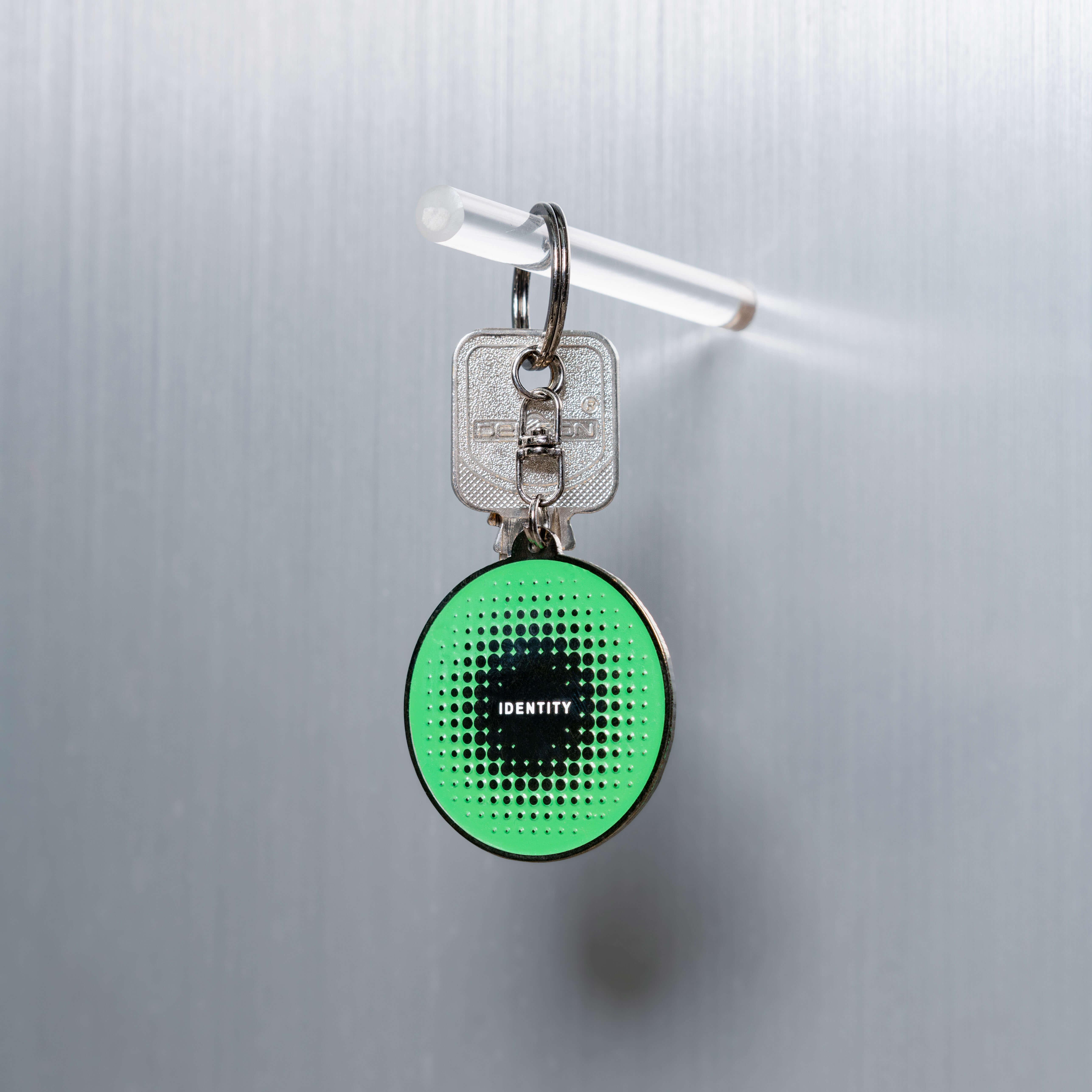 807 IDENTITY Pixelate Keychain