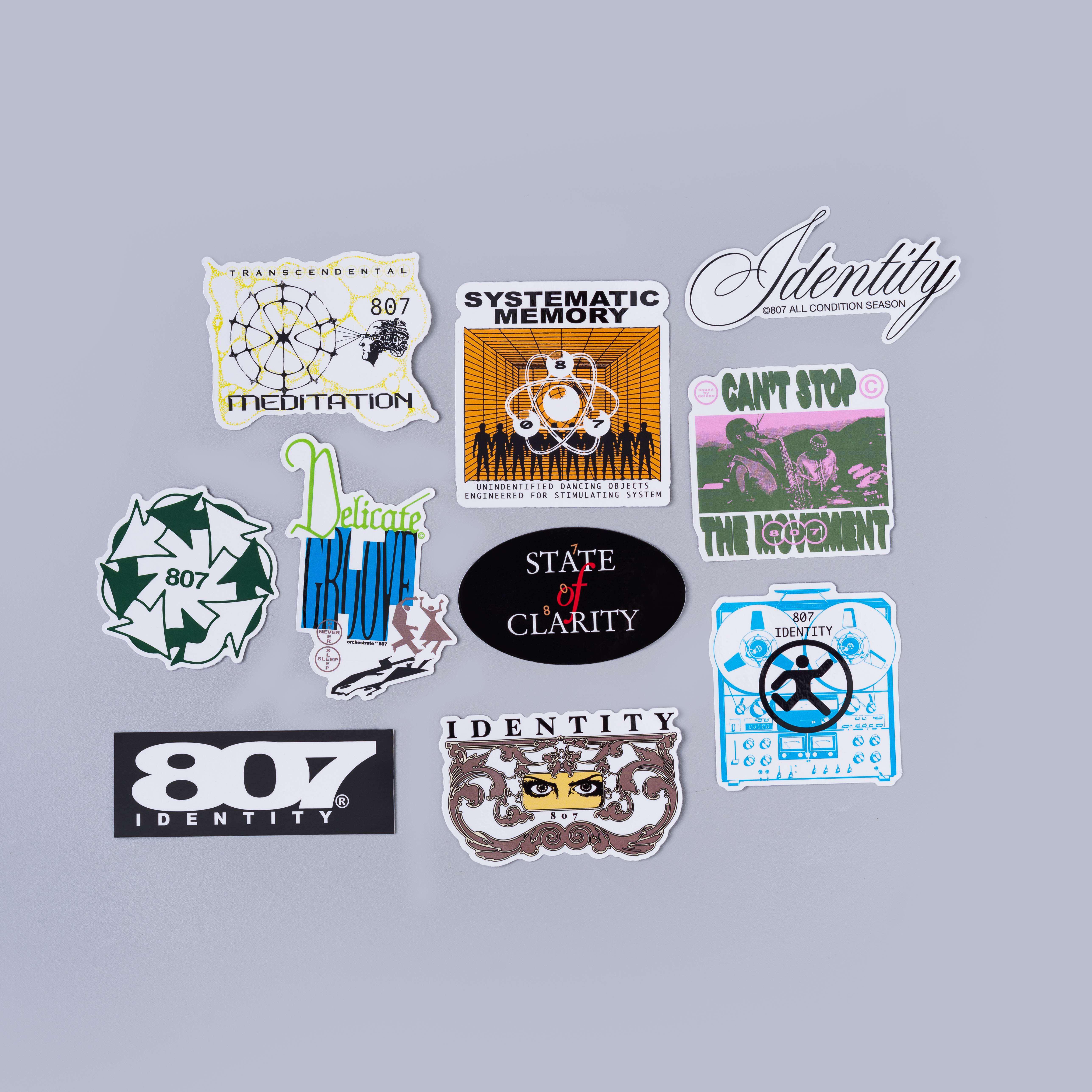 807 IDENTITY Sticker Pack