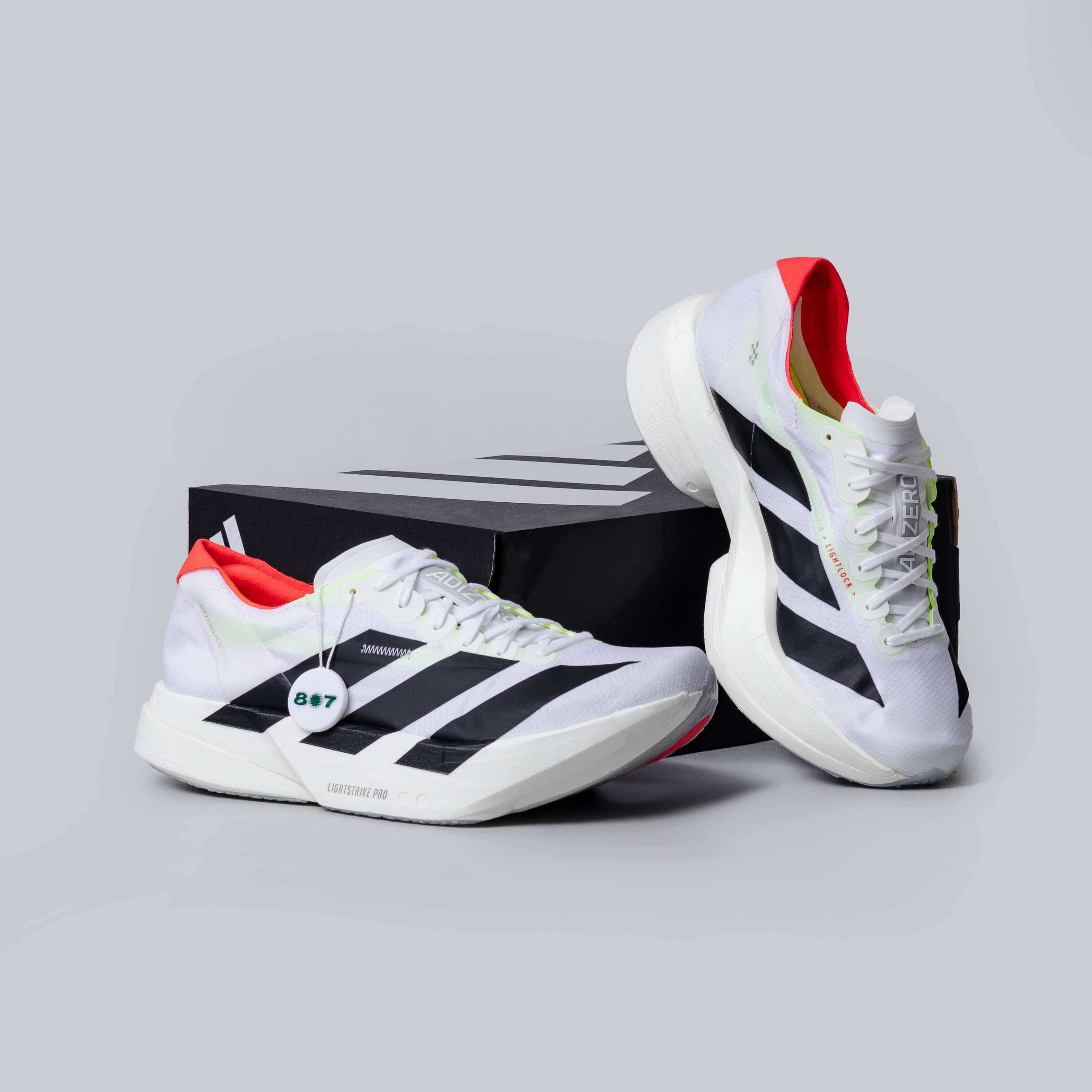 Adidas Adizero Adios Pro 4 White Black Red