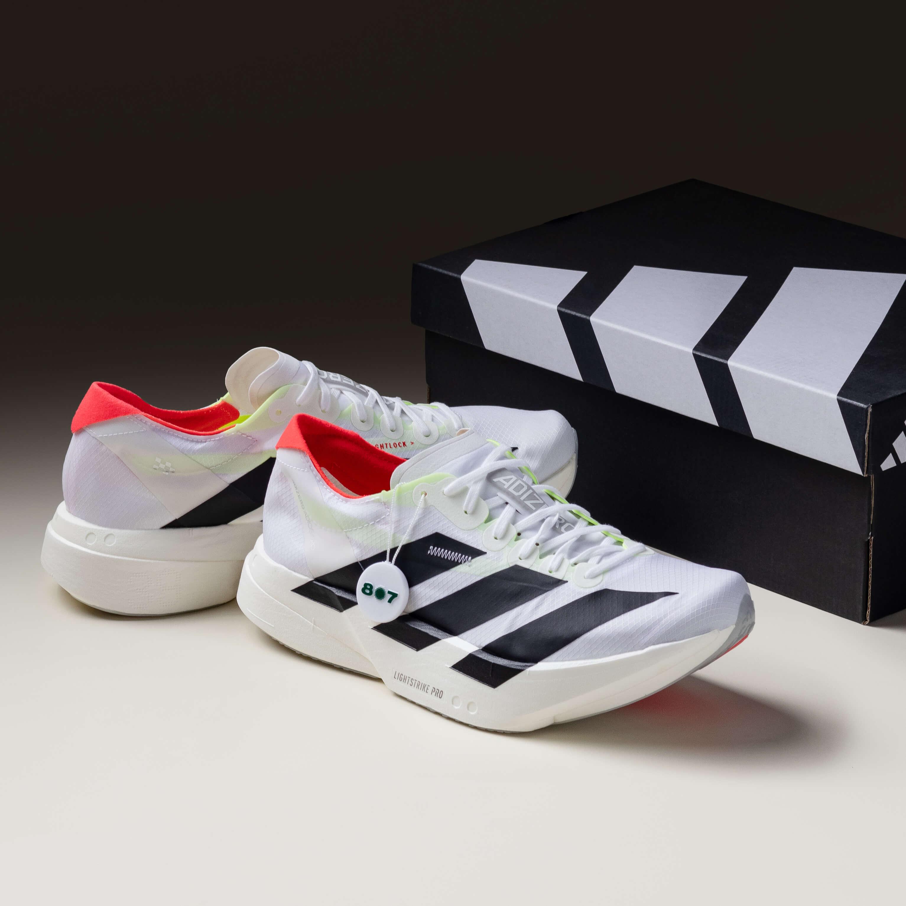 Adidas Adizero Adios Pro 4 White Black Red