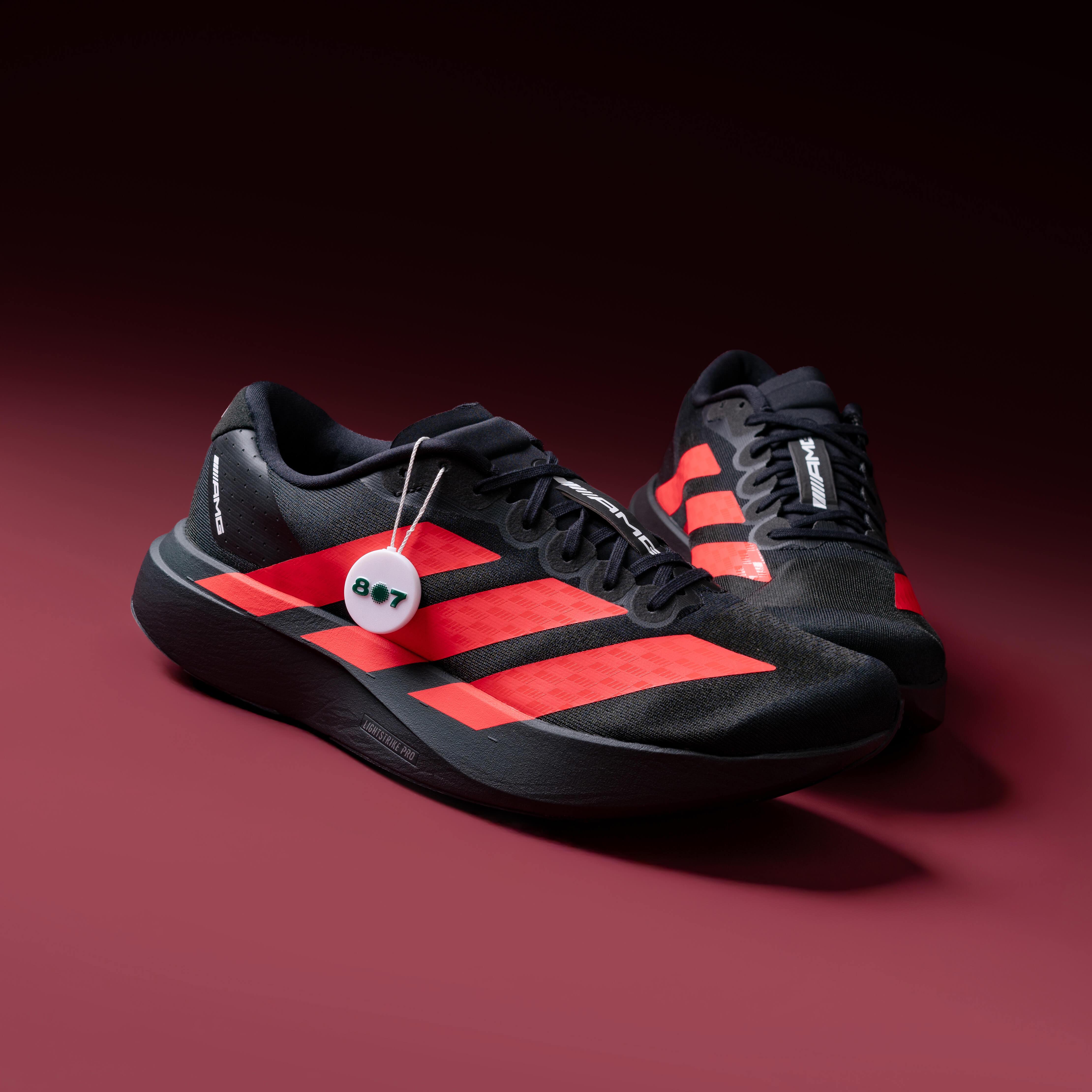Adidas Adizero Evo SL Mercedes AMG Black Lucid Red