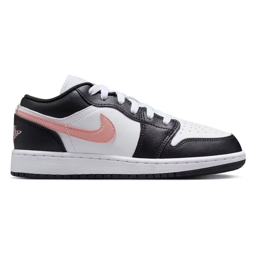 Air Jordan 1 Low White Black Rust Pink GS Women