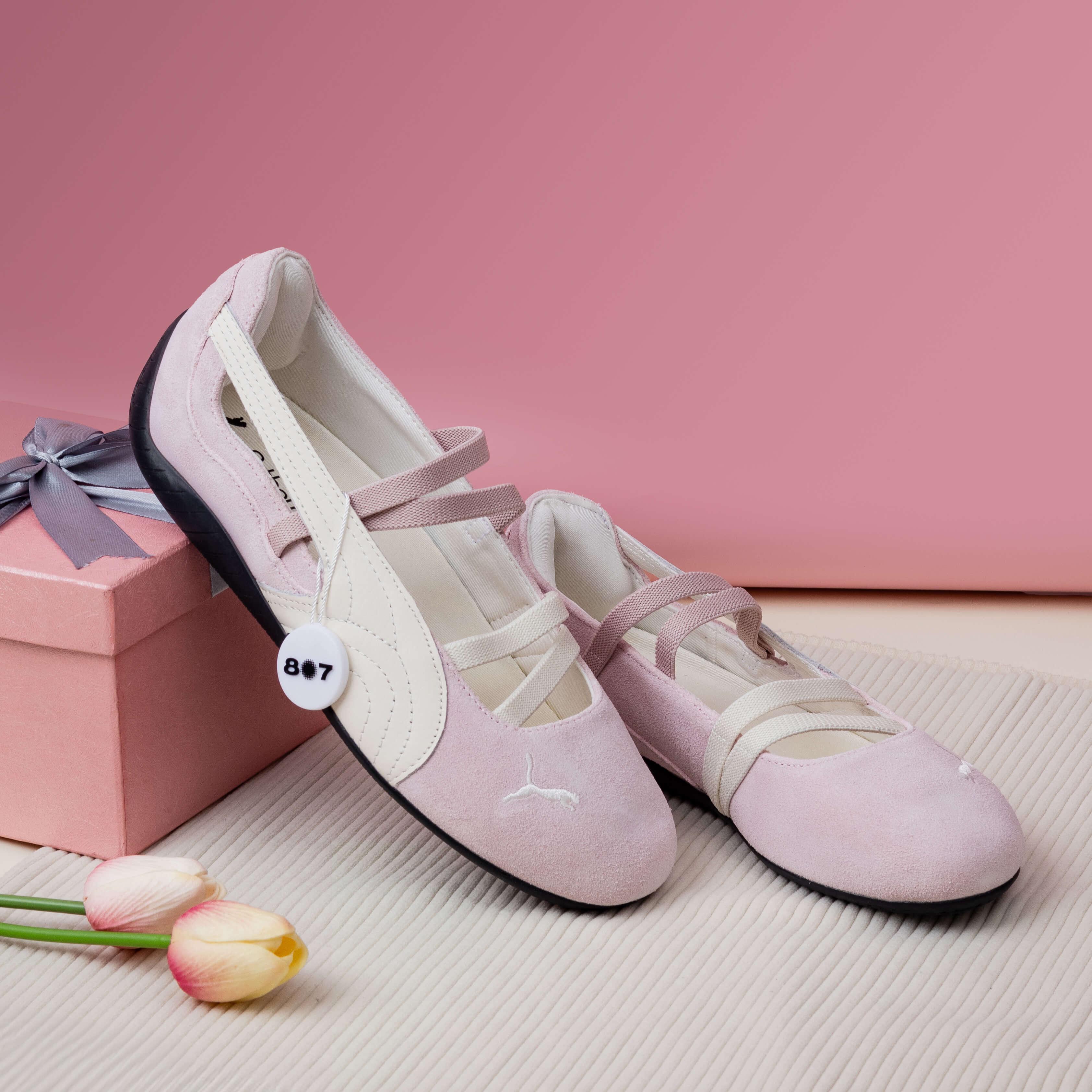Puma Speedcat Ballet Whisp Of Pink Leather White