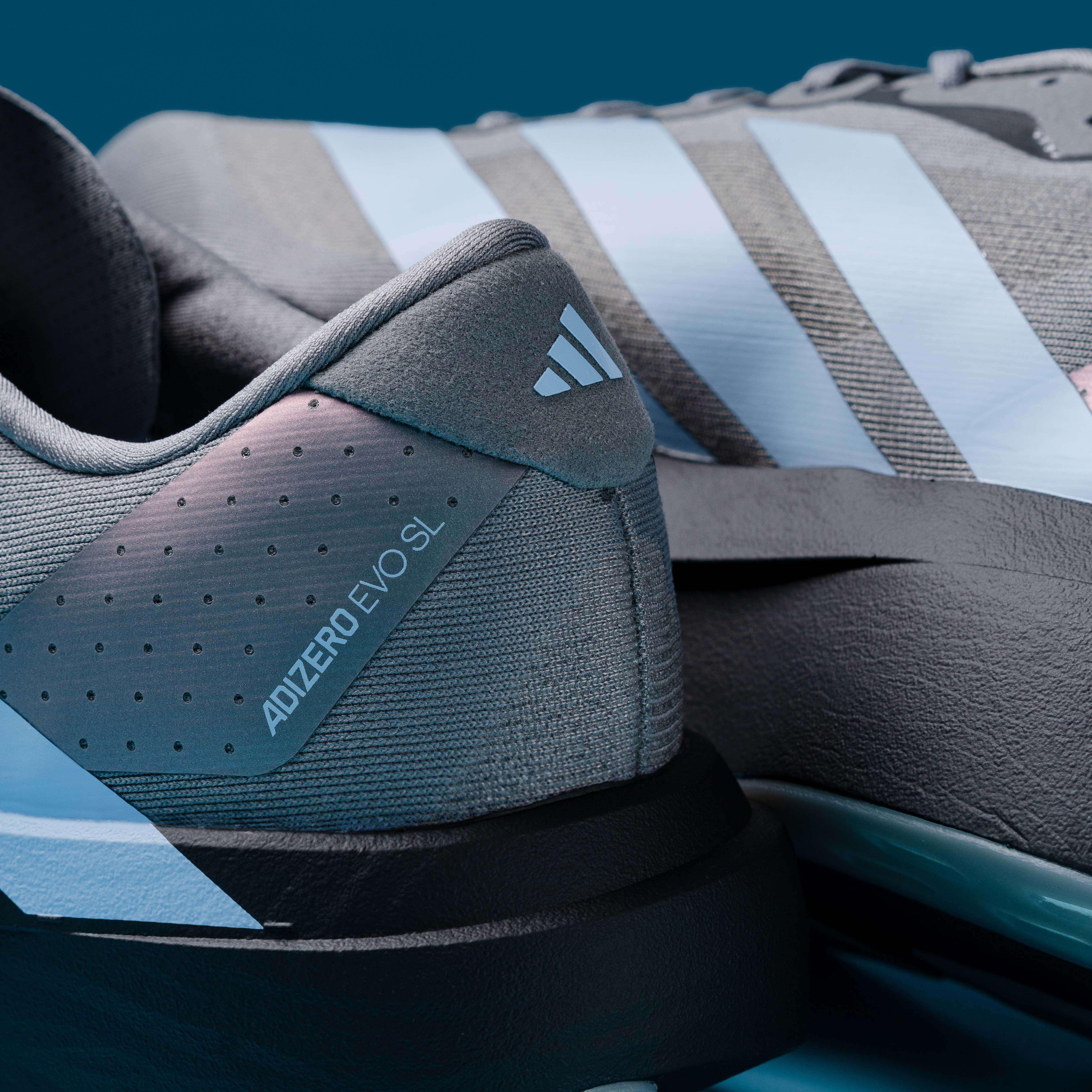 Adidas Adizero Evo SL Grey Glow Blue
