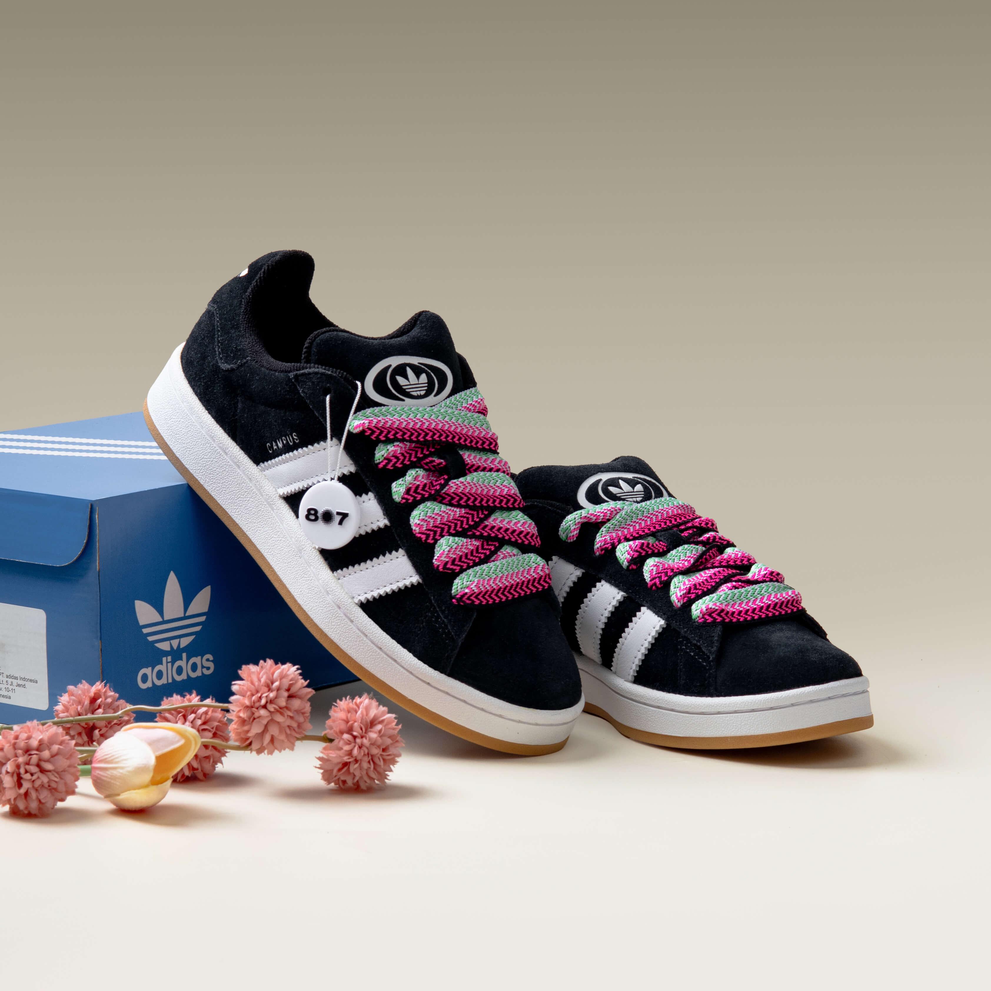 Adidas Campus 00s Camp Core Black Lucid Pink Cloud White