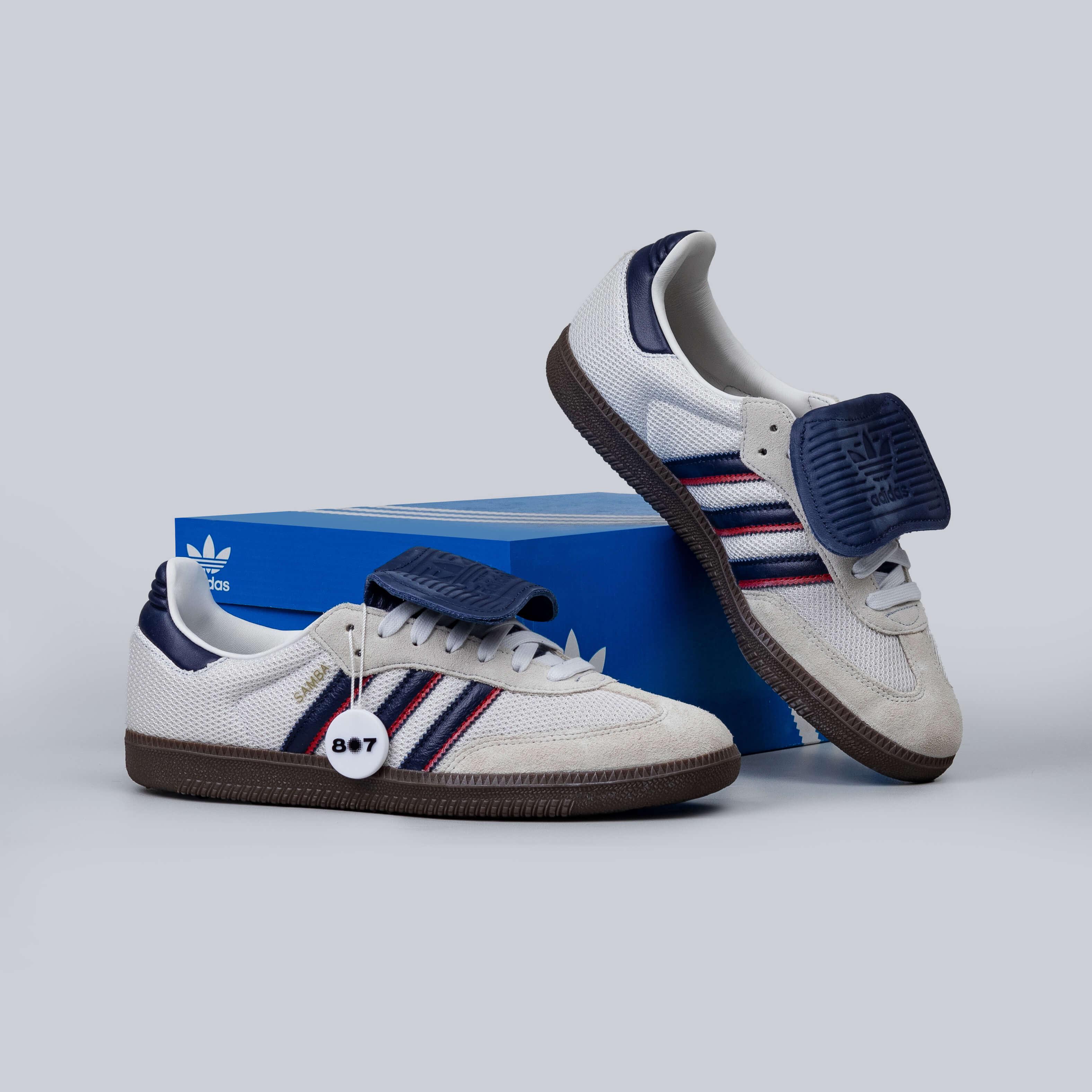 Adidas Samba LT Crystal White Dark Blue