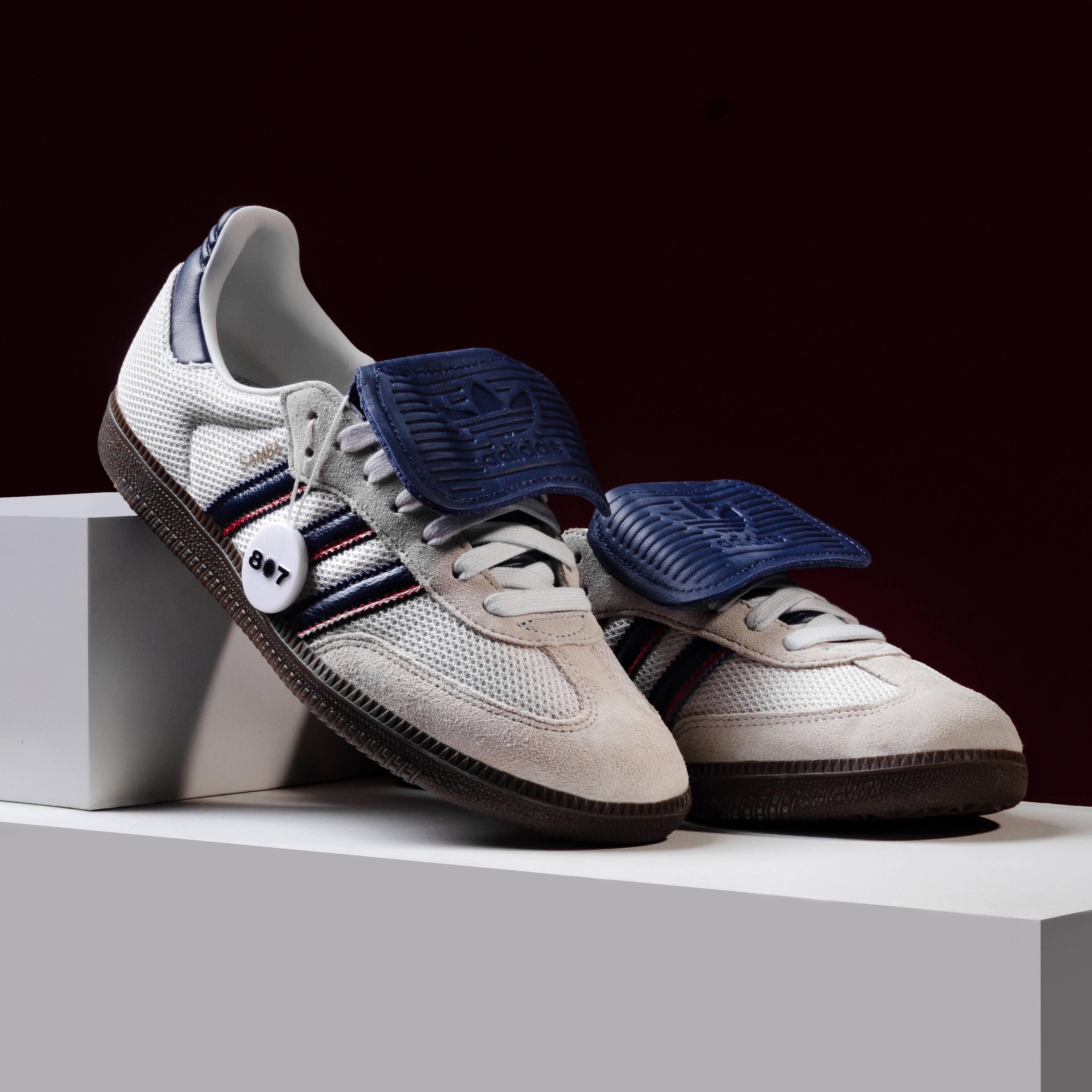 Adidas Samba LT Crystal White Dark Blue