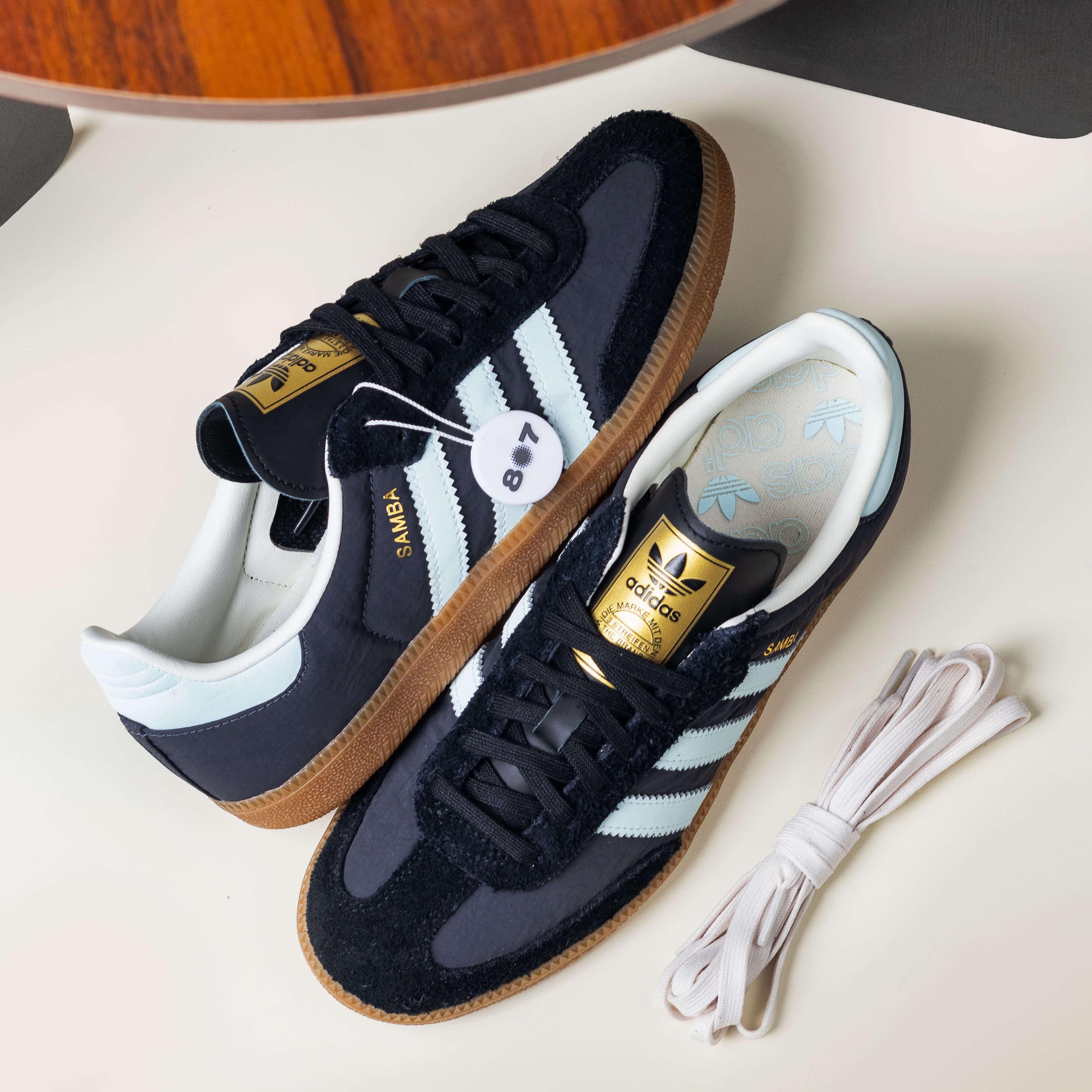 Adidas Samba OG Carbon Almost Blue Gum