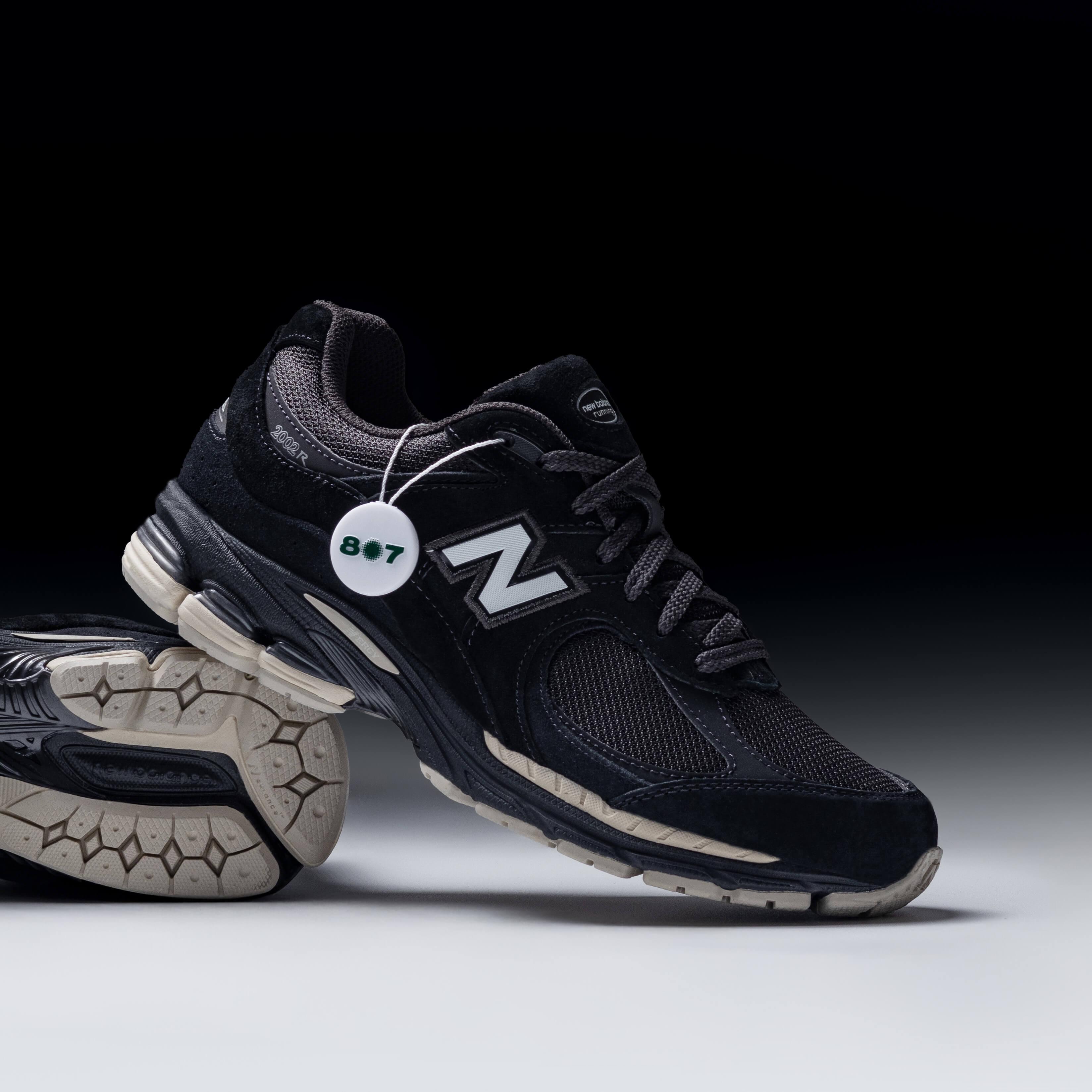 New Balance 2002R Black Timber Wolf White