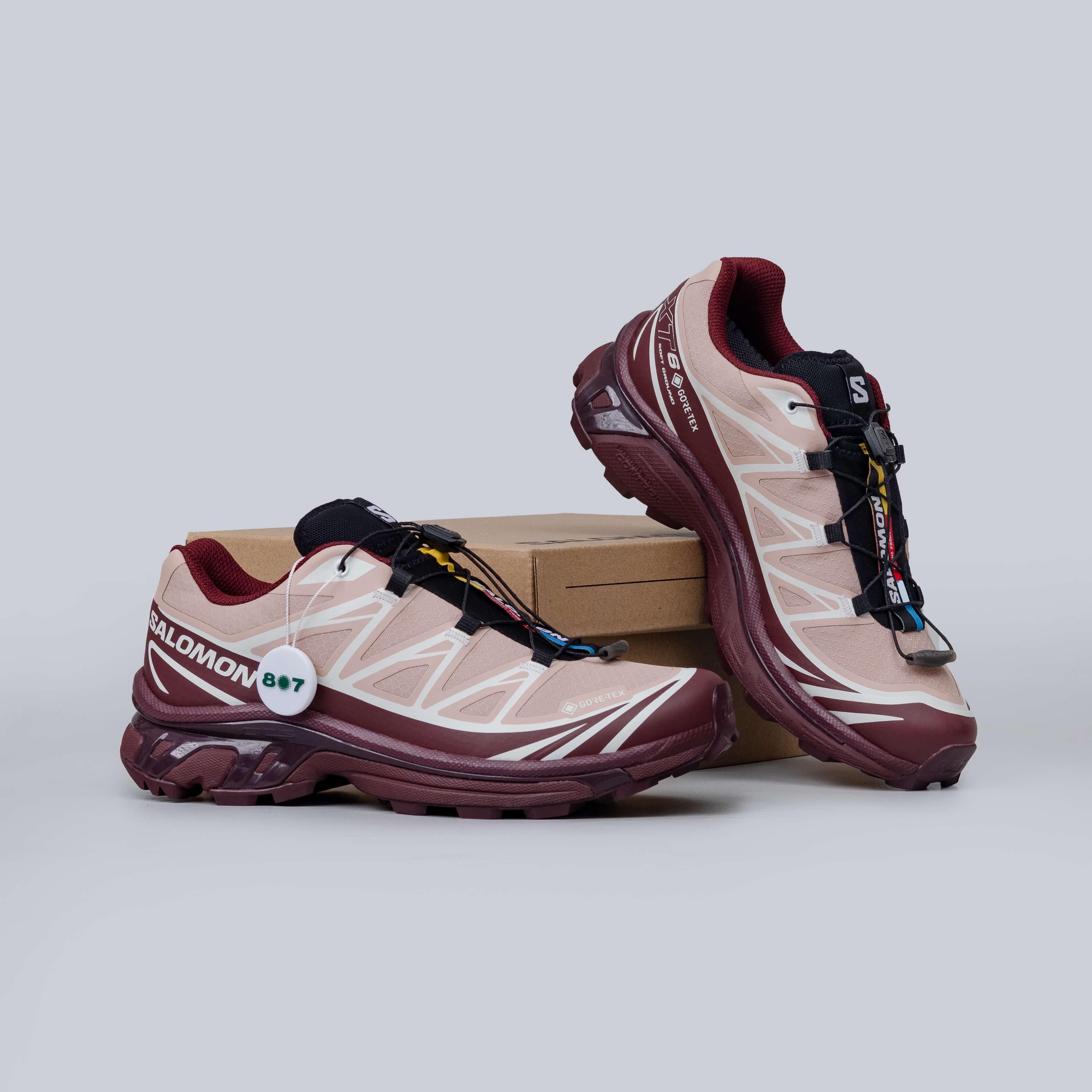 Salomon XT6 Goretex Mahogany Rose Tawny Port