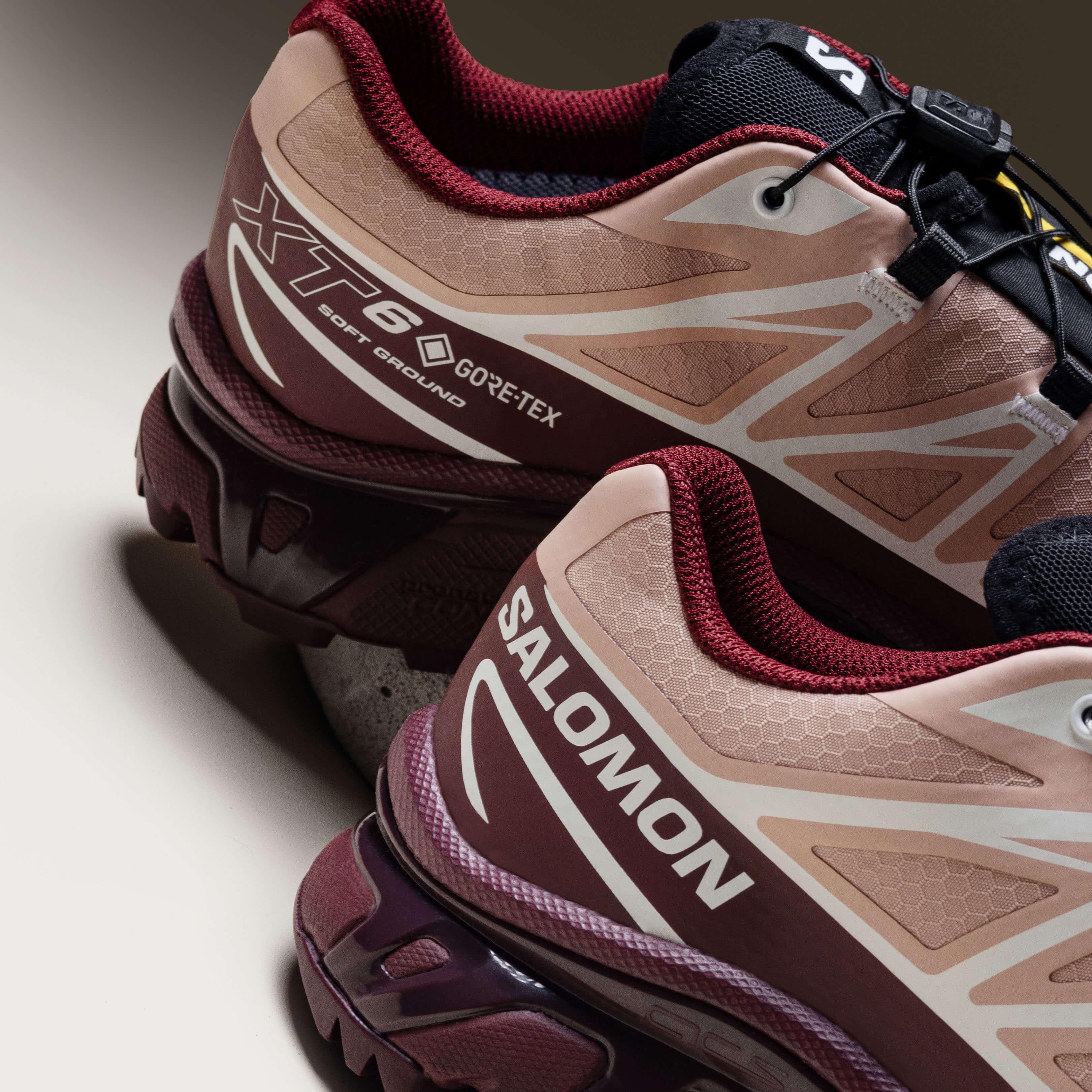 Salomon XT6 Goretex Mahogany Rose Tawny Port